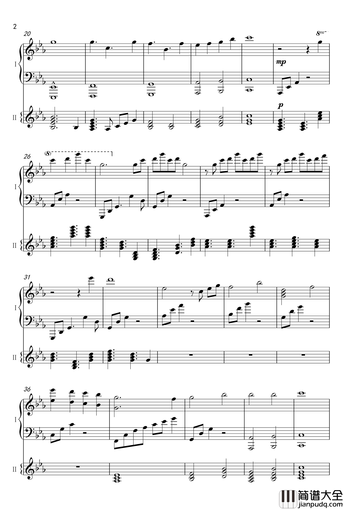 _夜桜と幽世の蝶钢琴谱_东方_ZUNTATA_QLOCKS