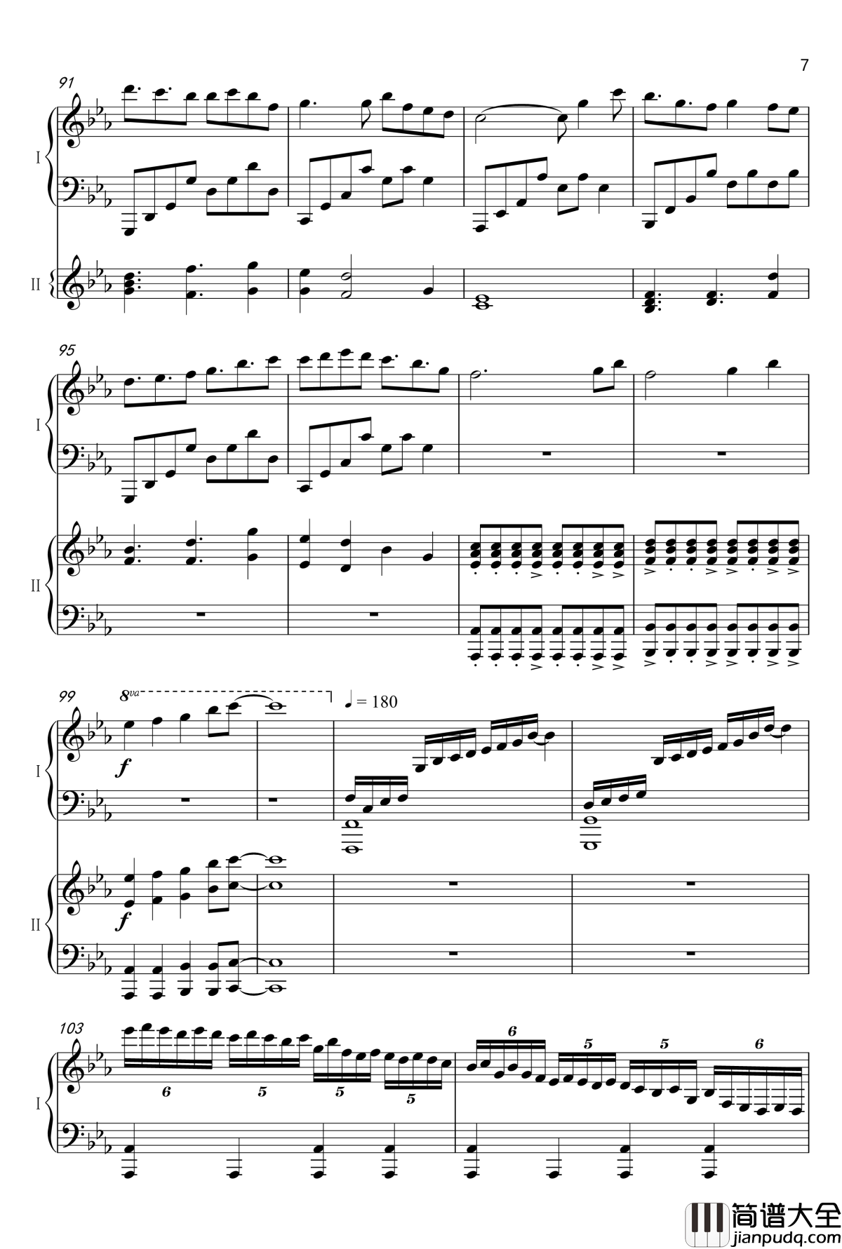 _夜桜と幽世の蝶钢琴谱_东方_ZUNTATA_QLOCKS