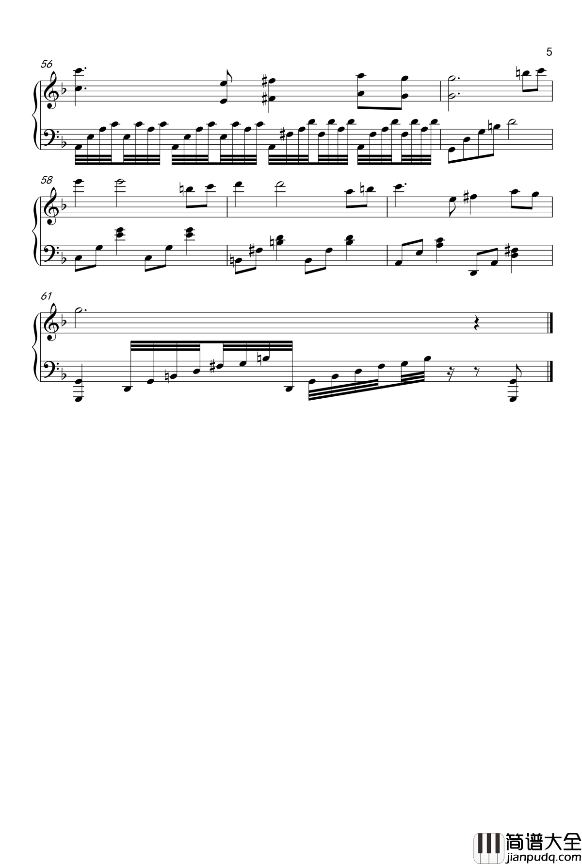 我和她在月光下钢琴谱_多唻咪