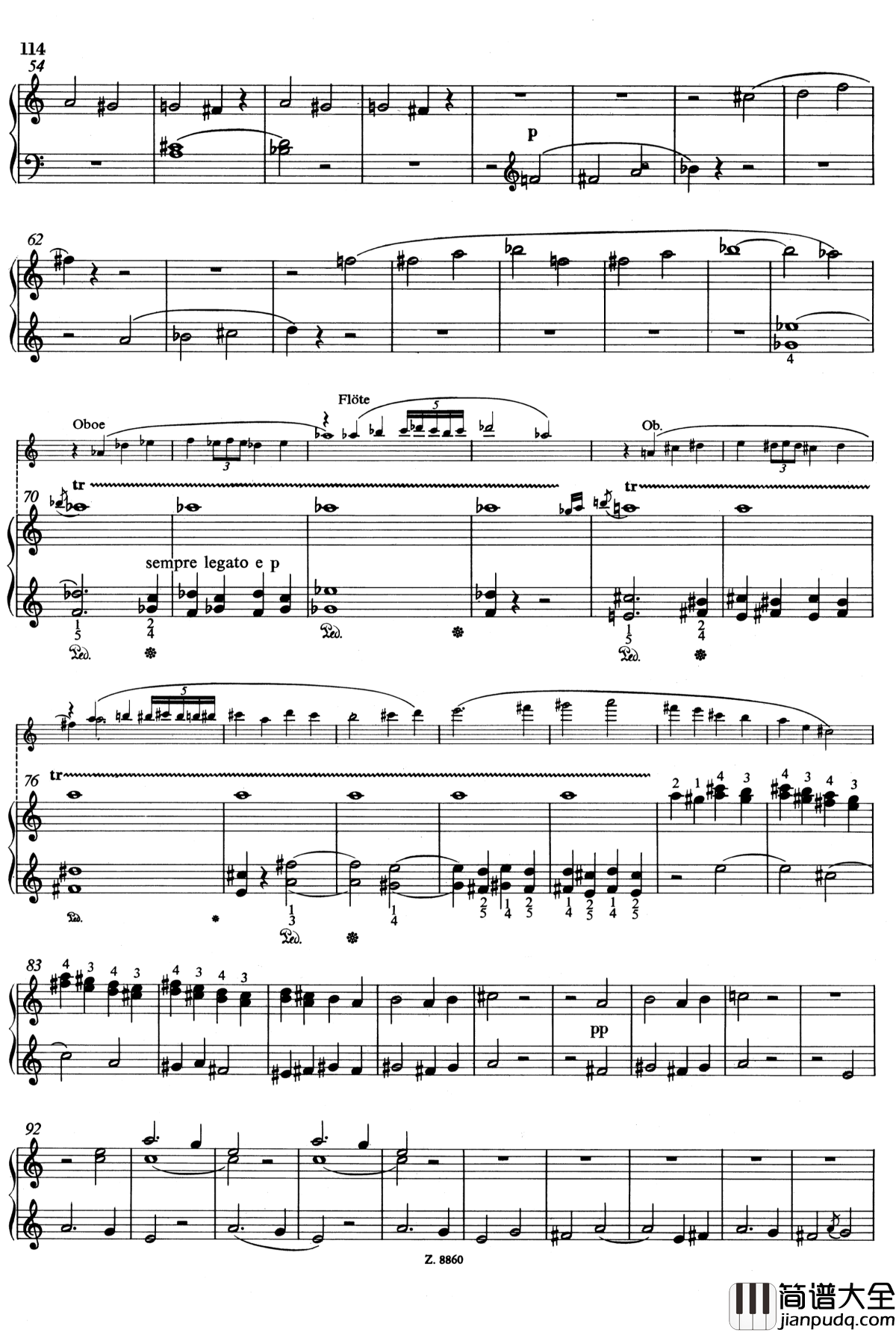 从摇篮到坟墓_S.107钢琴谱_李斯特