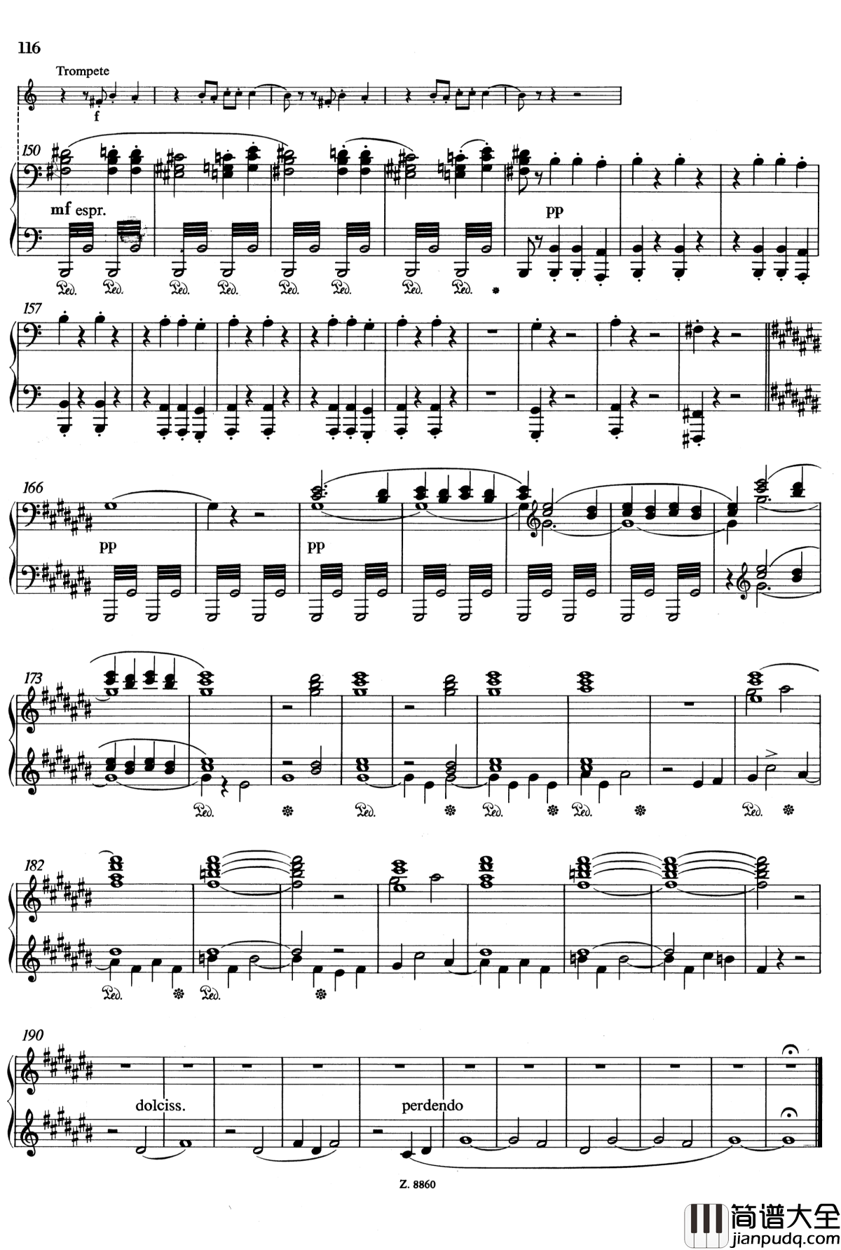 从摇篮到坟墓_S.107钢琴谱_李斯特