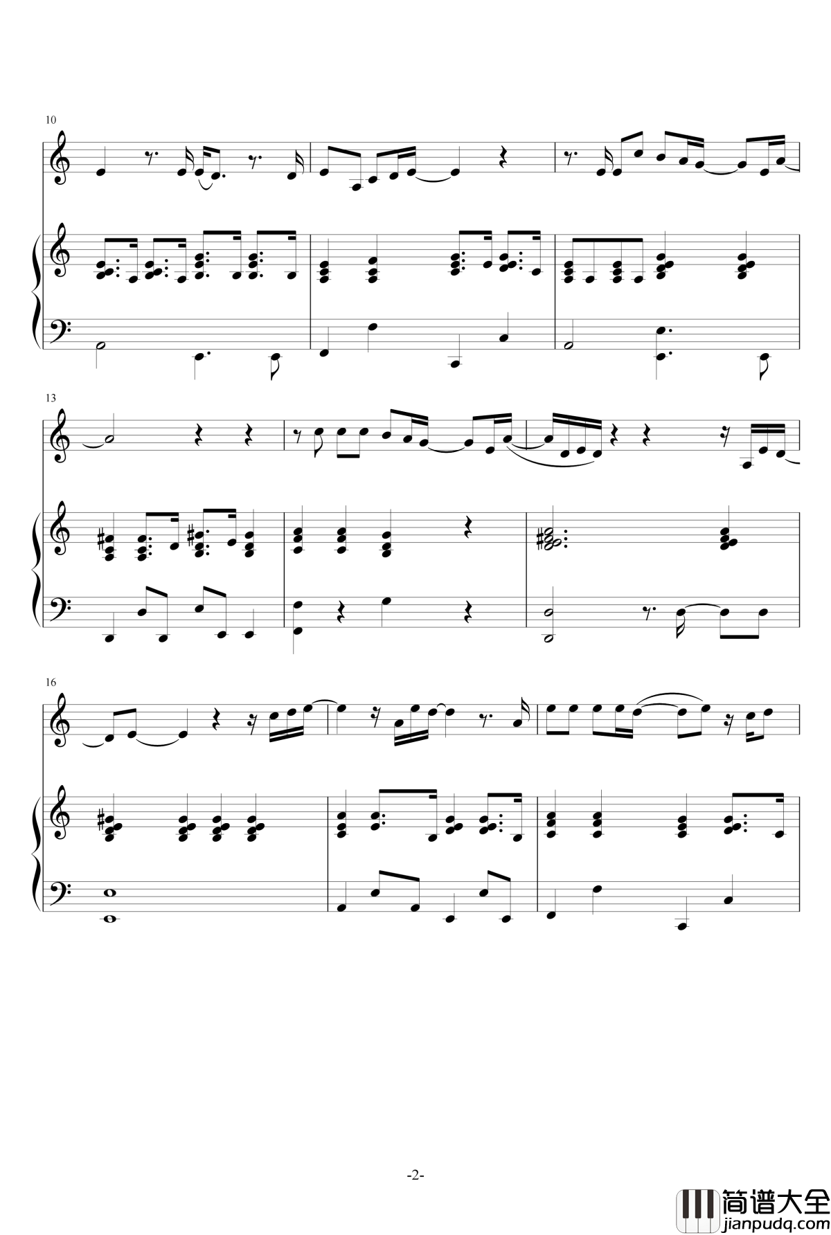 男孩钢琴谱_钢琴伴奏谱_梁博