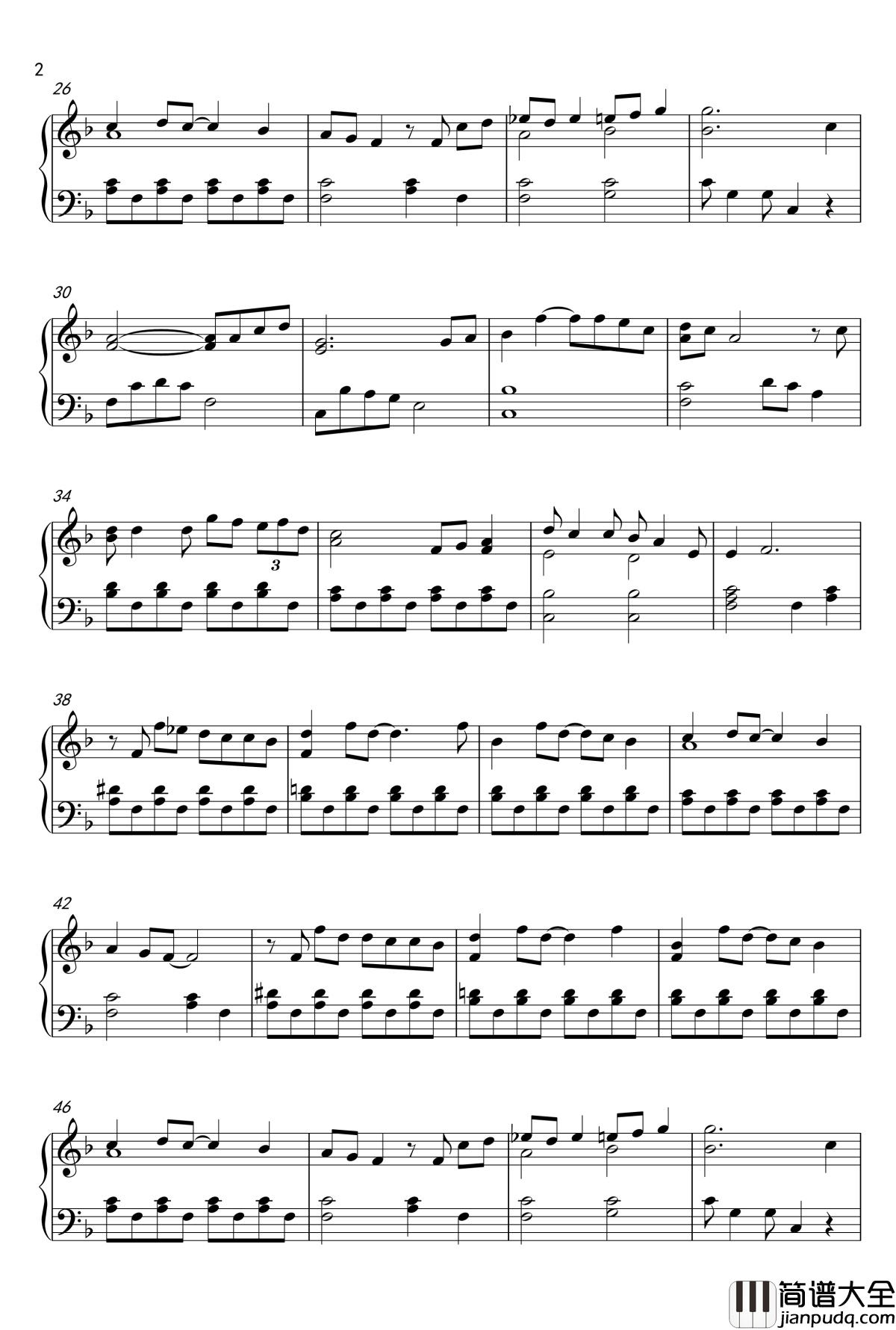 Hey_Jude钢琴谱_Beatles