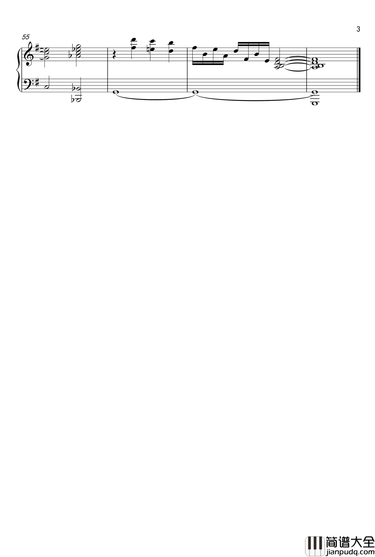 The_Last_Song钢琴谱_X_japan