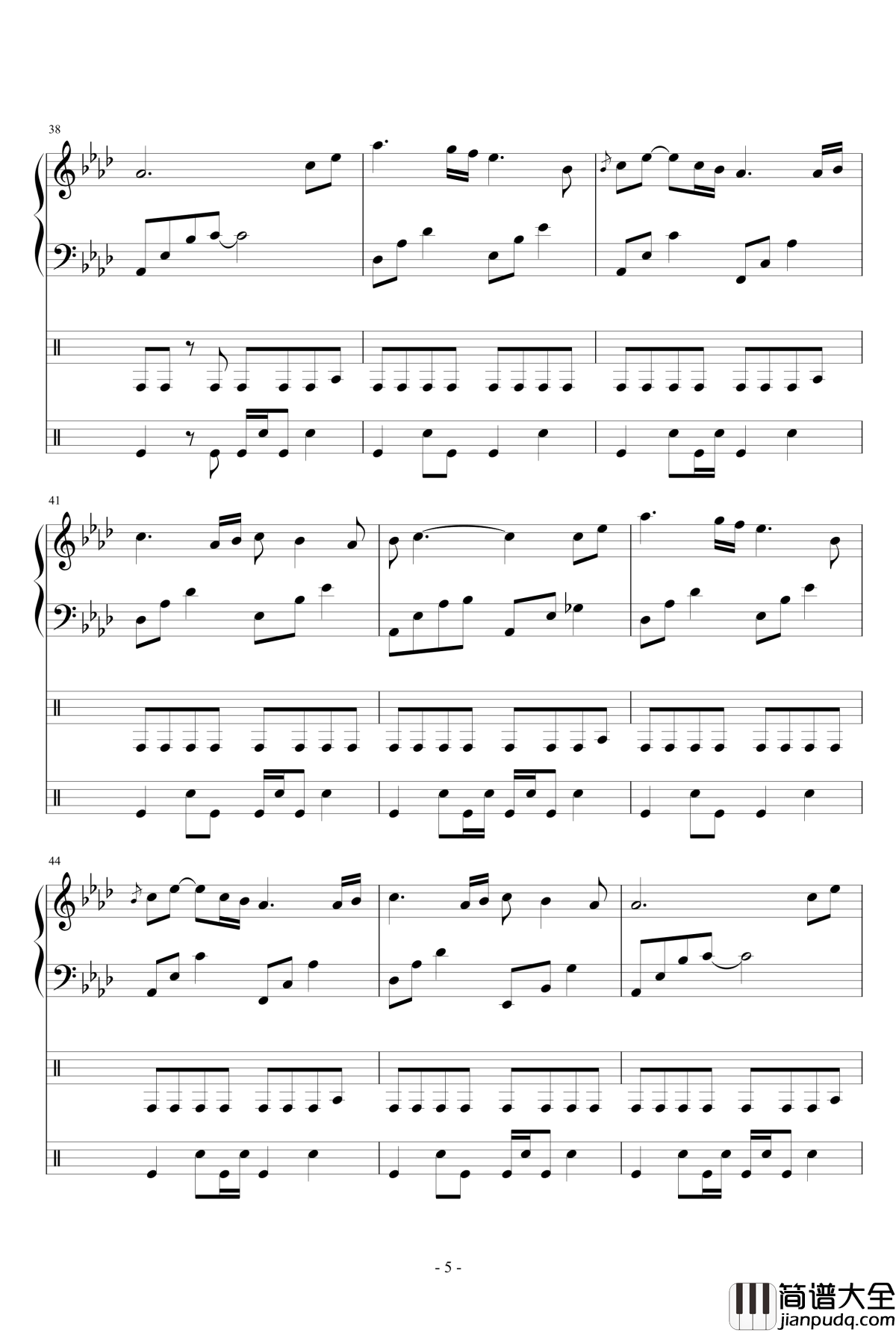 Follow_the_wind钢琴谱_July_July