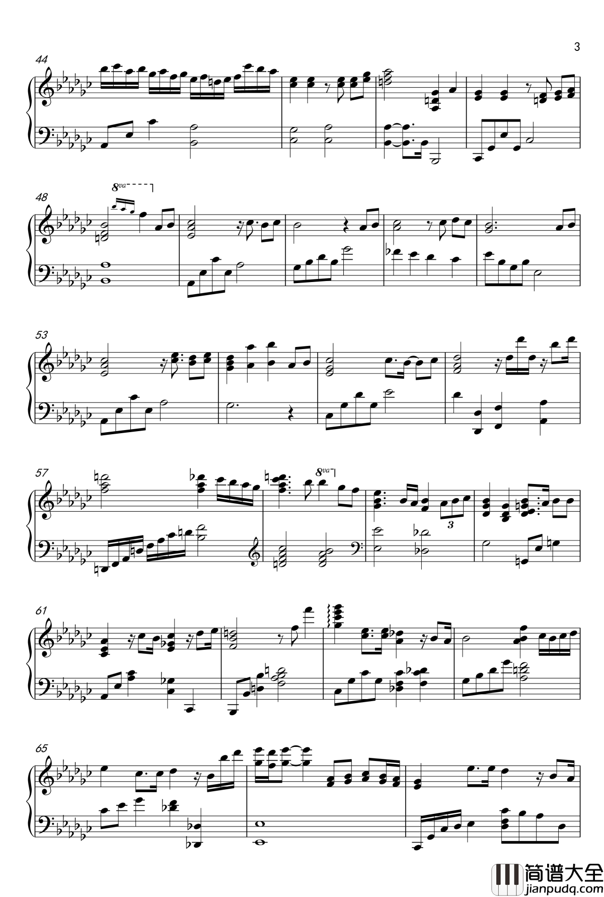 Alive钢琴谱_X_japan