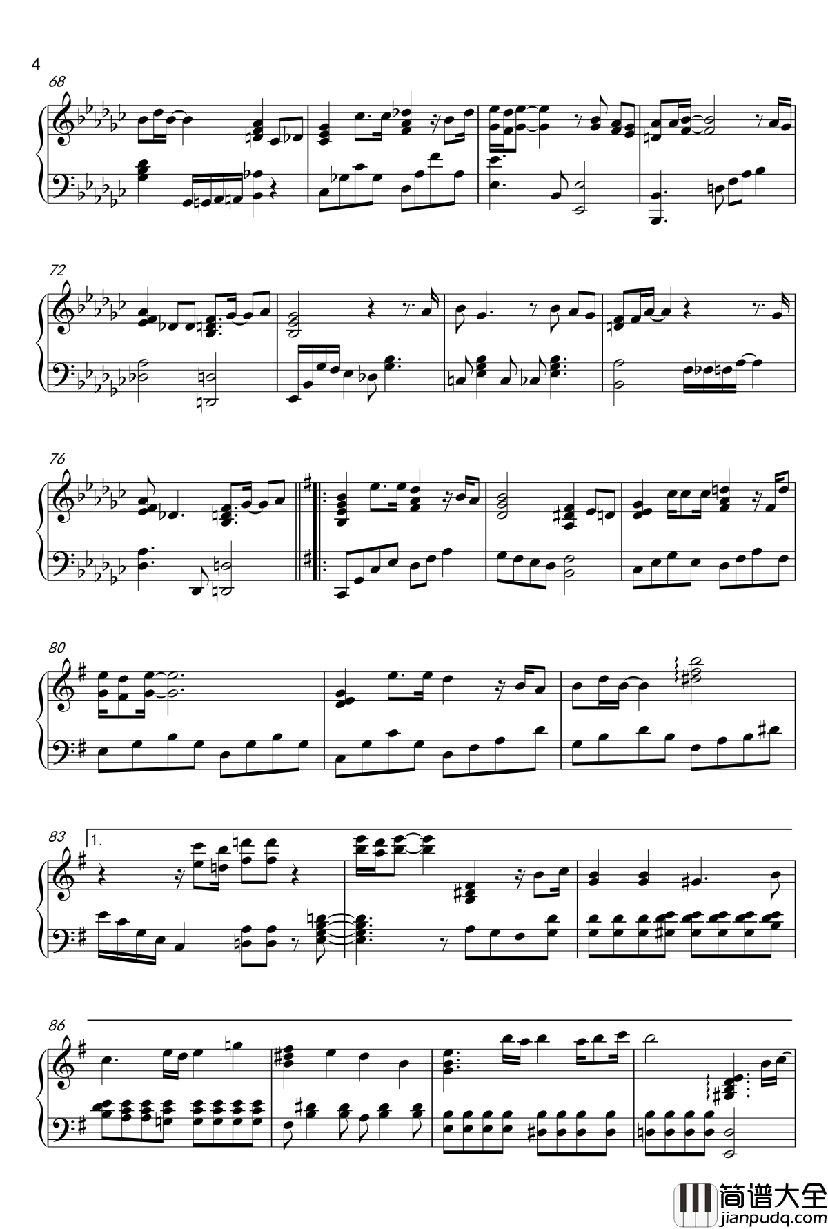 Alive钢琴谱_X_japan