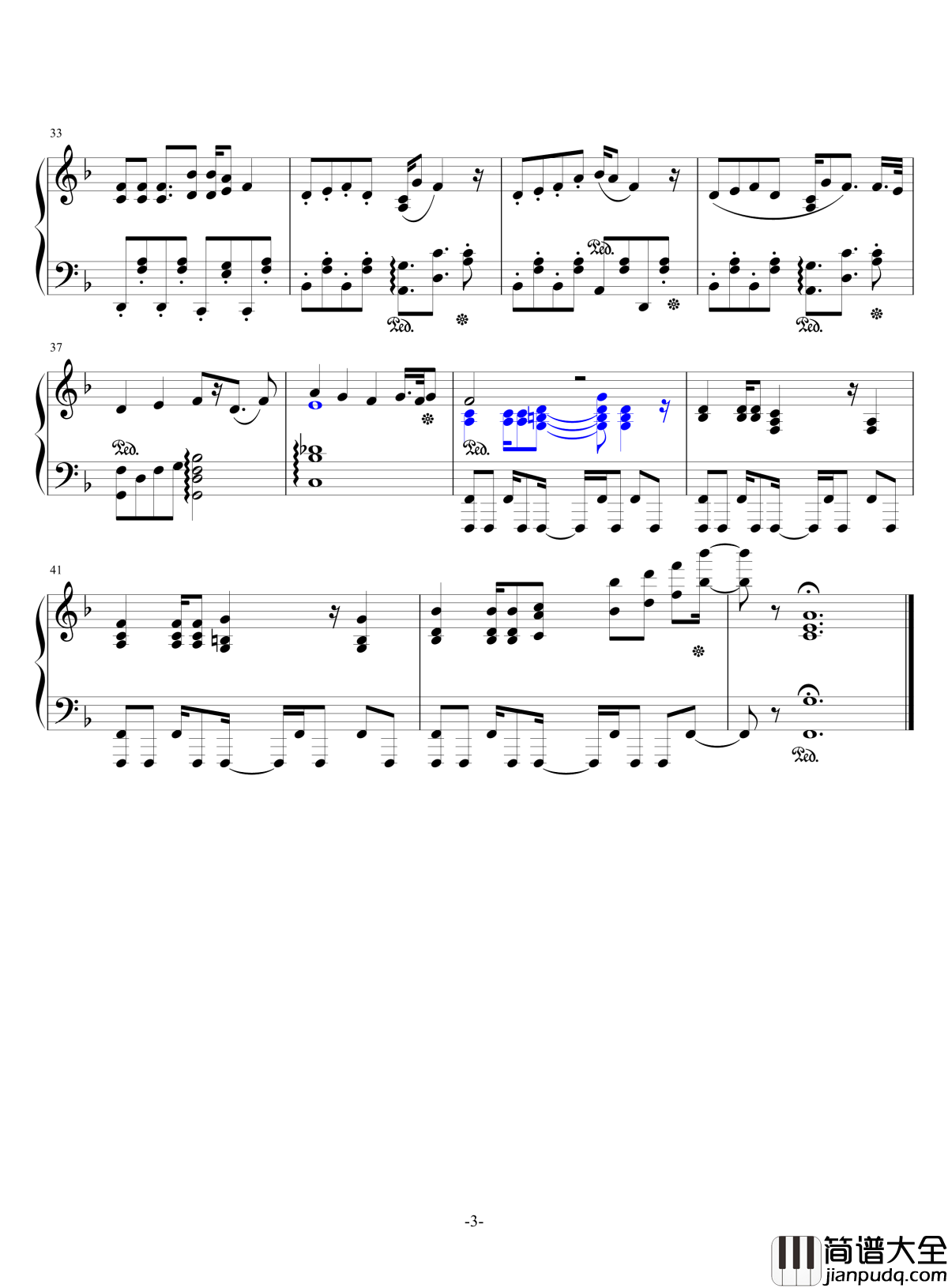 偶像大师片尾曲钢琴谱_ラブレター__情书_love_letter