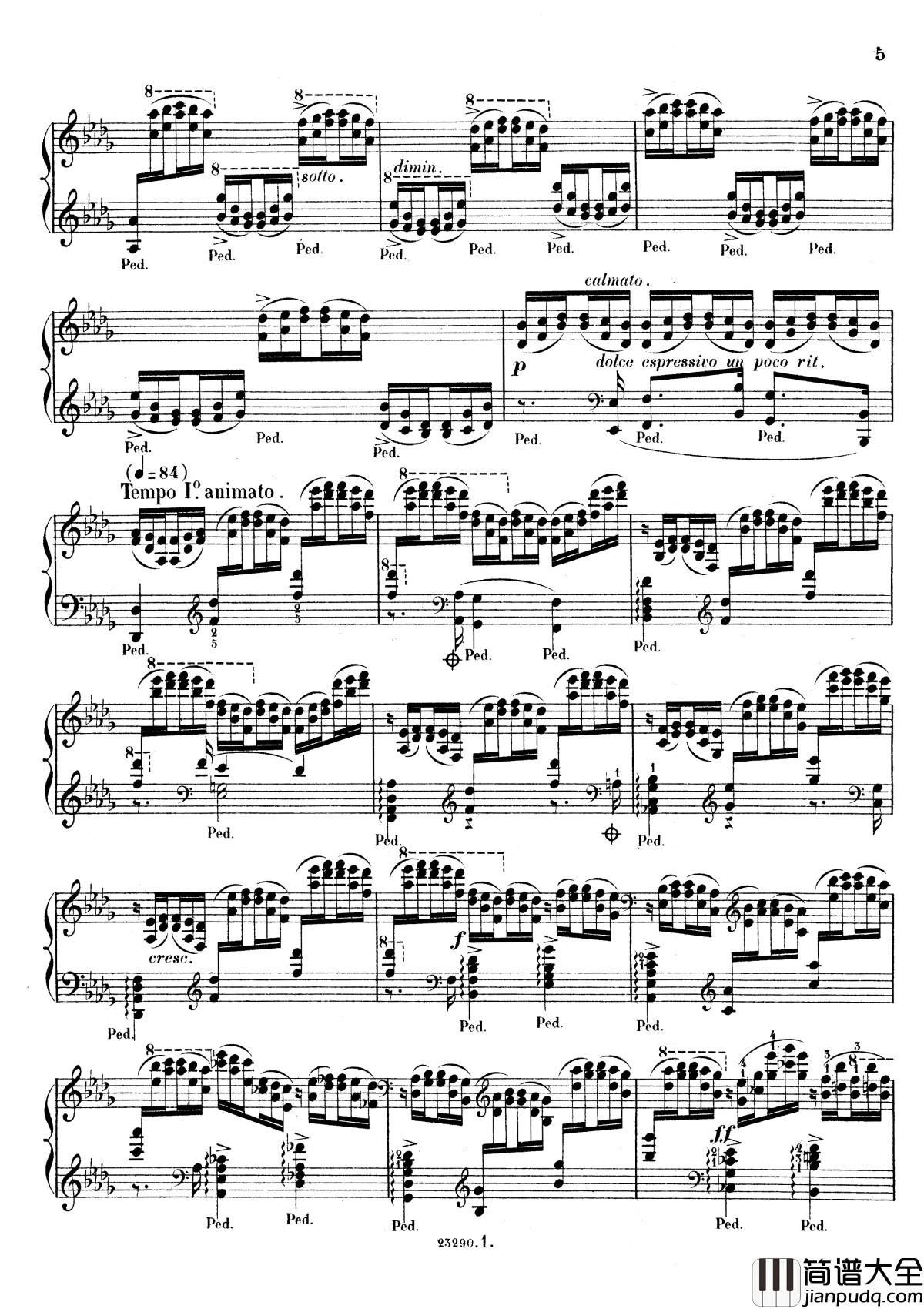 降D大调音乐会练习曲_Op.10No.1_斯甘巴蒂