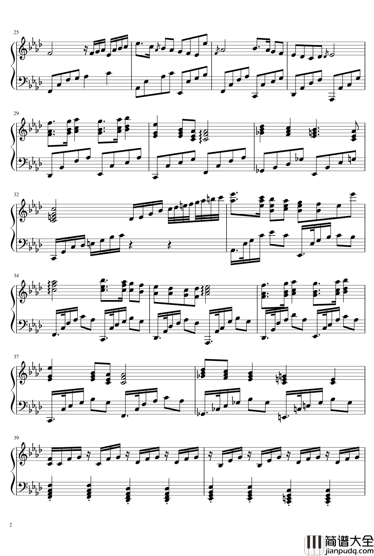 伴你前行钢琴谱_Go_Ahead_With_You_吕恒