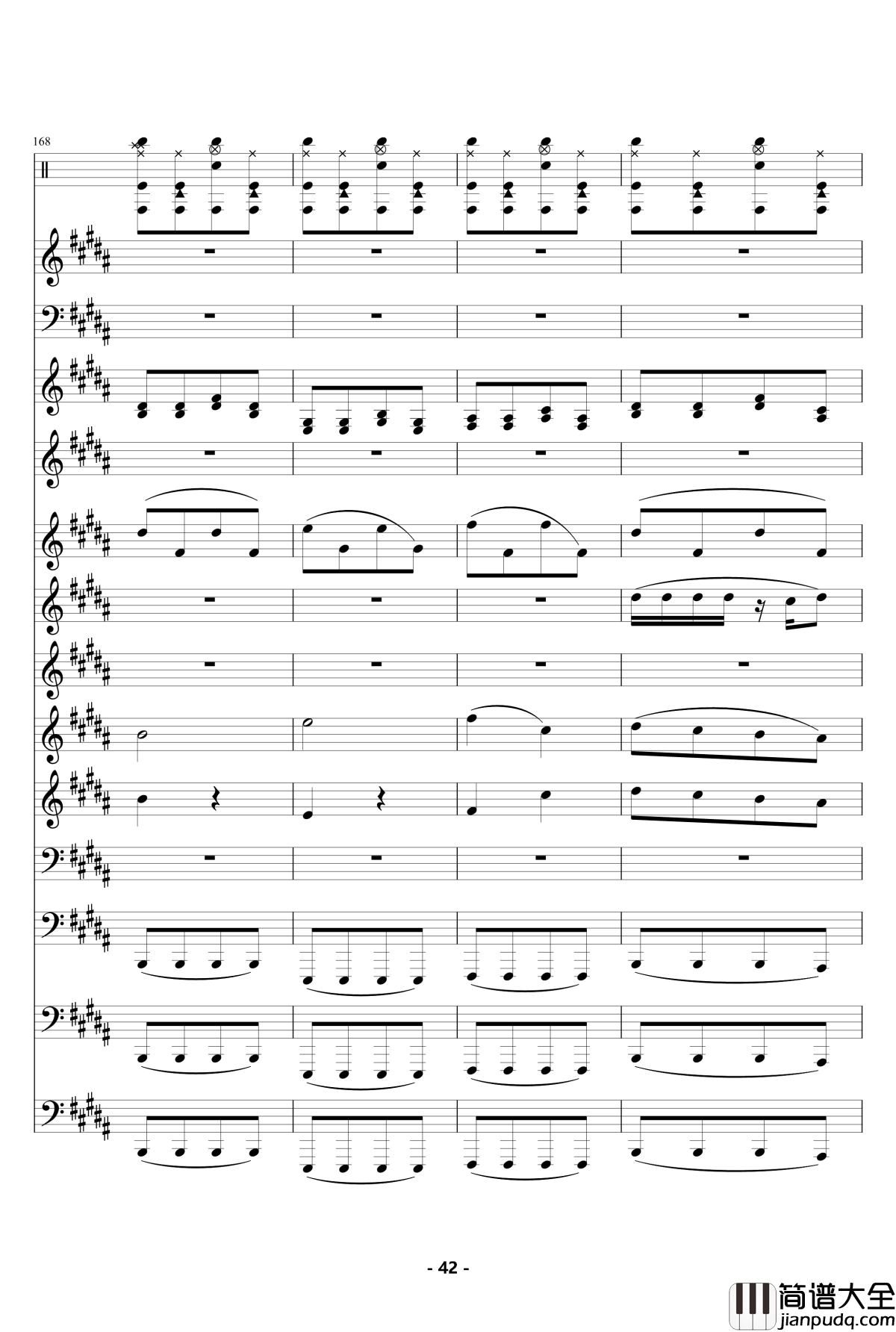 魔法城堡_钢琴谱_伴奏_TFboys