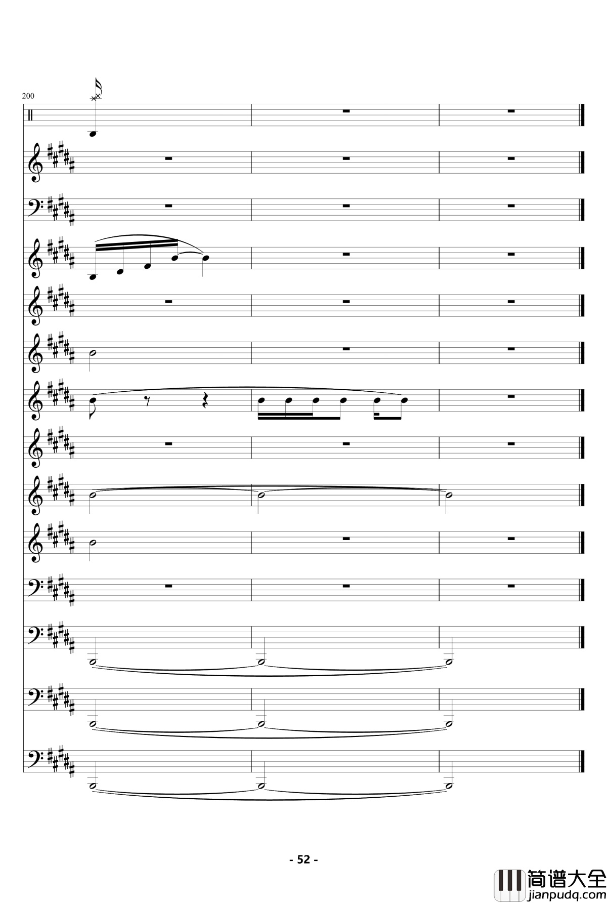 魔法城堡_钢琴谱_伴奏_TFboys