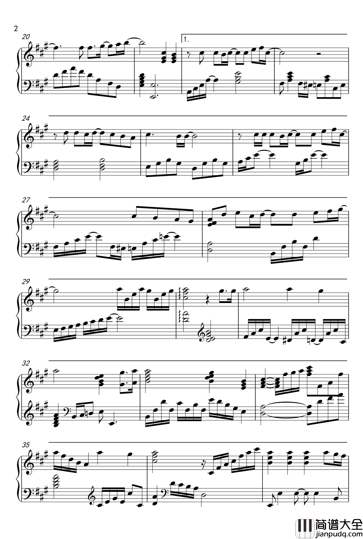 Tears_钢琴谱_X_japan_X_JAPAN