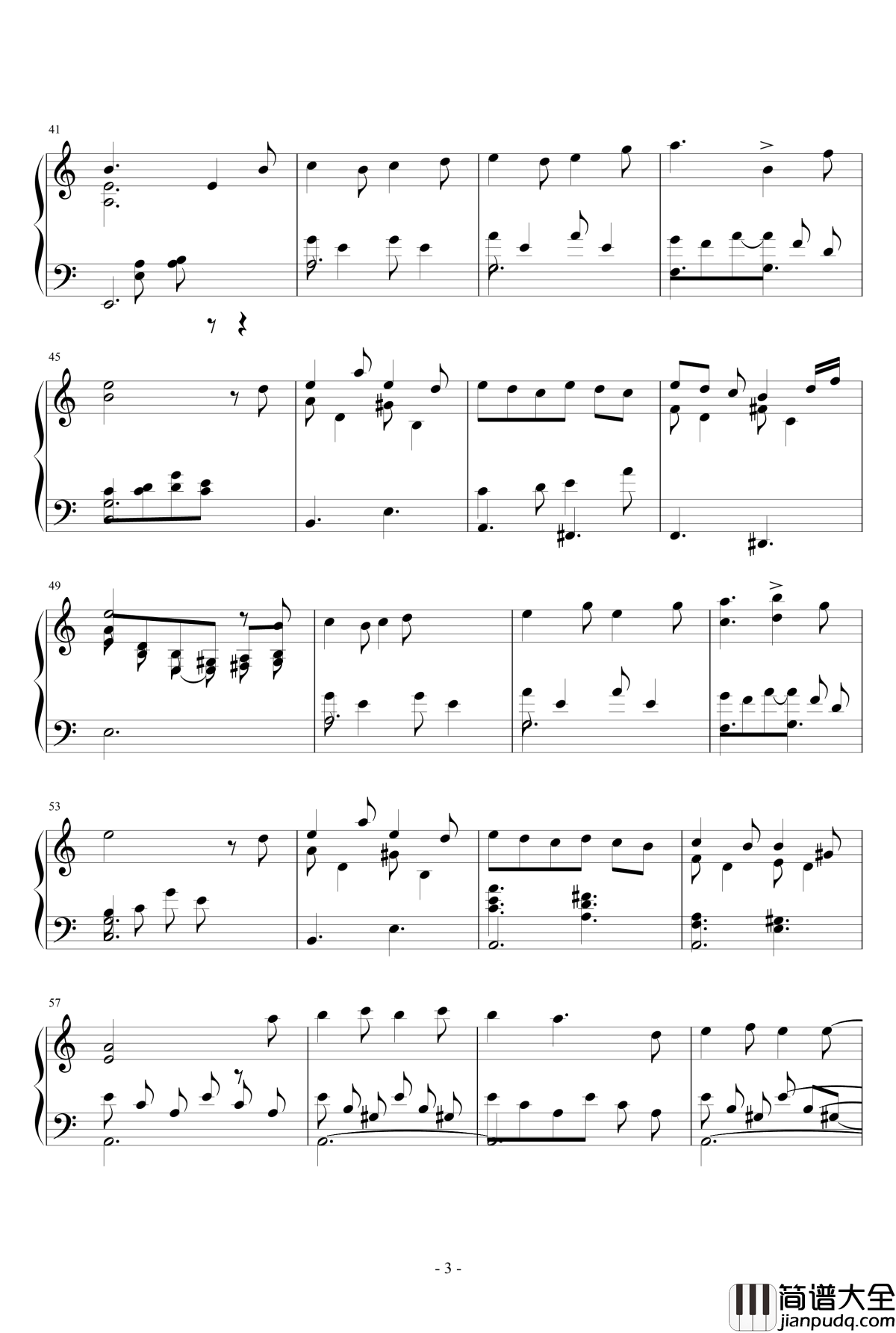 hana钢琴谱_姐姐的吉他