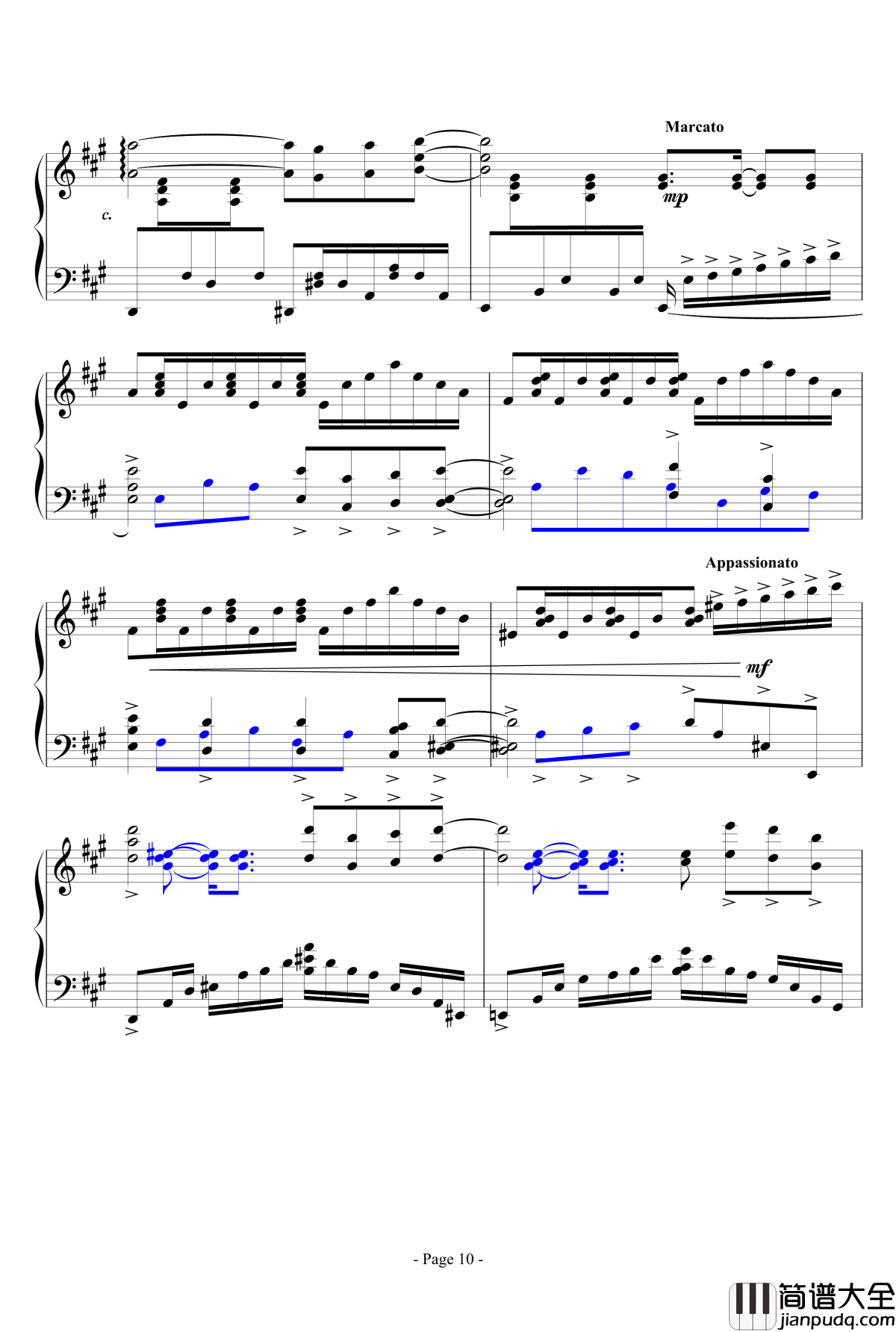 思绪之舞钢琴谱_lujianxiang555