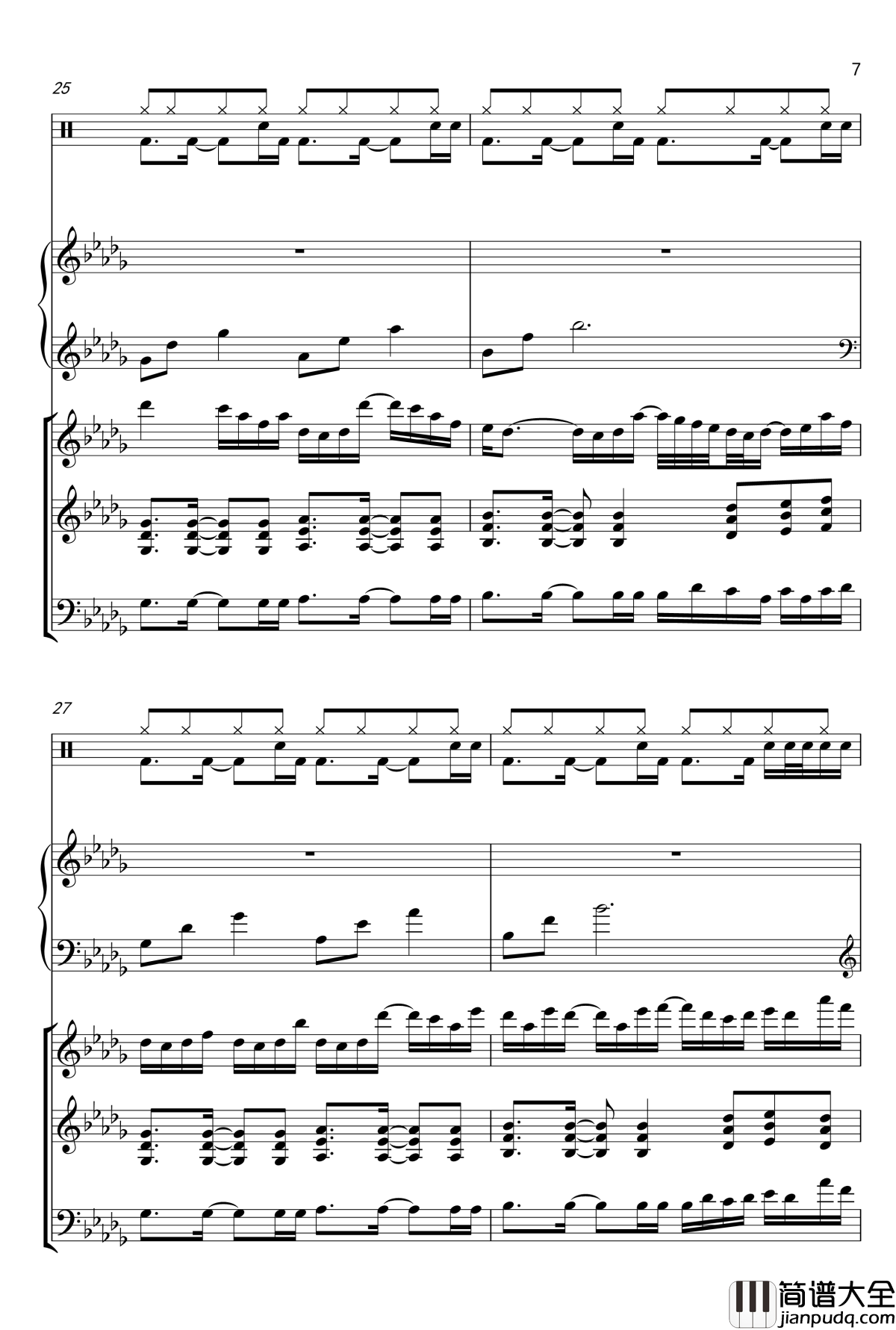 小游戏钢琴谱_jjlujiahui