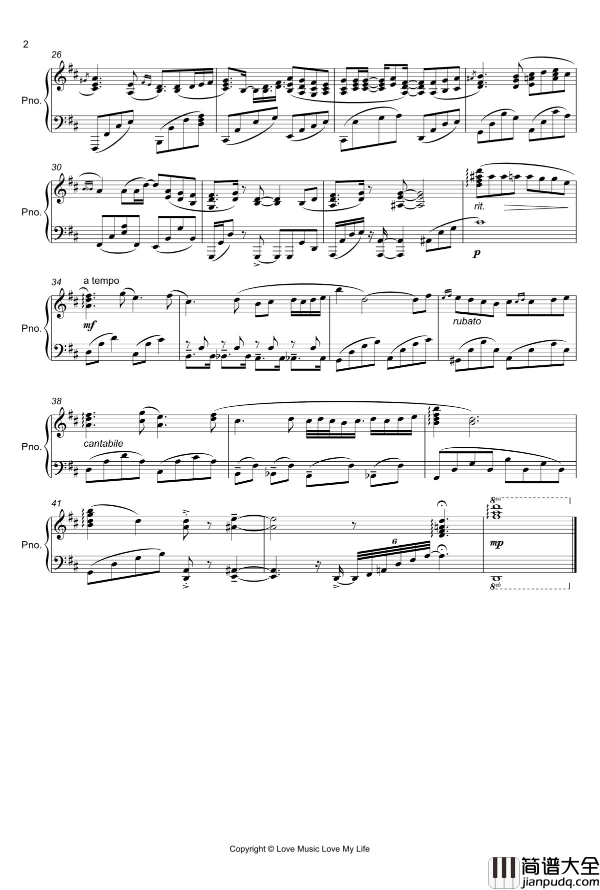 绿荫镇钢琴谱_口袋妖怪BGM