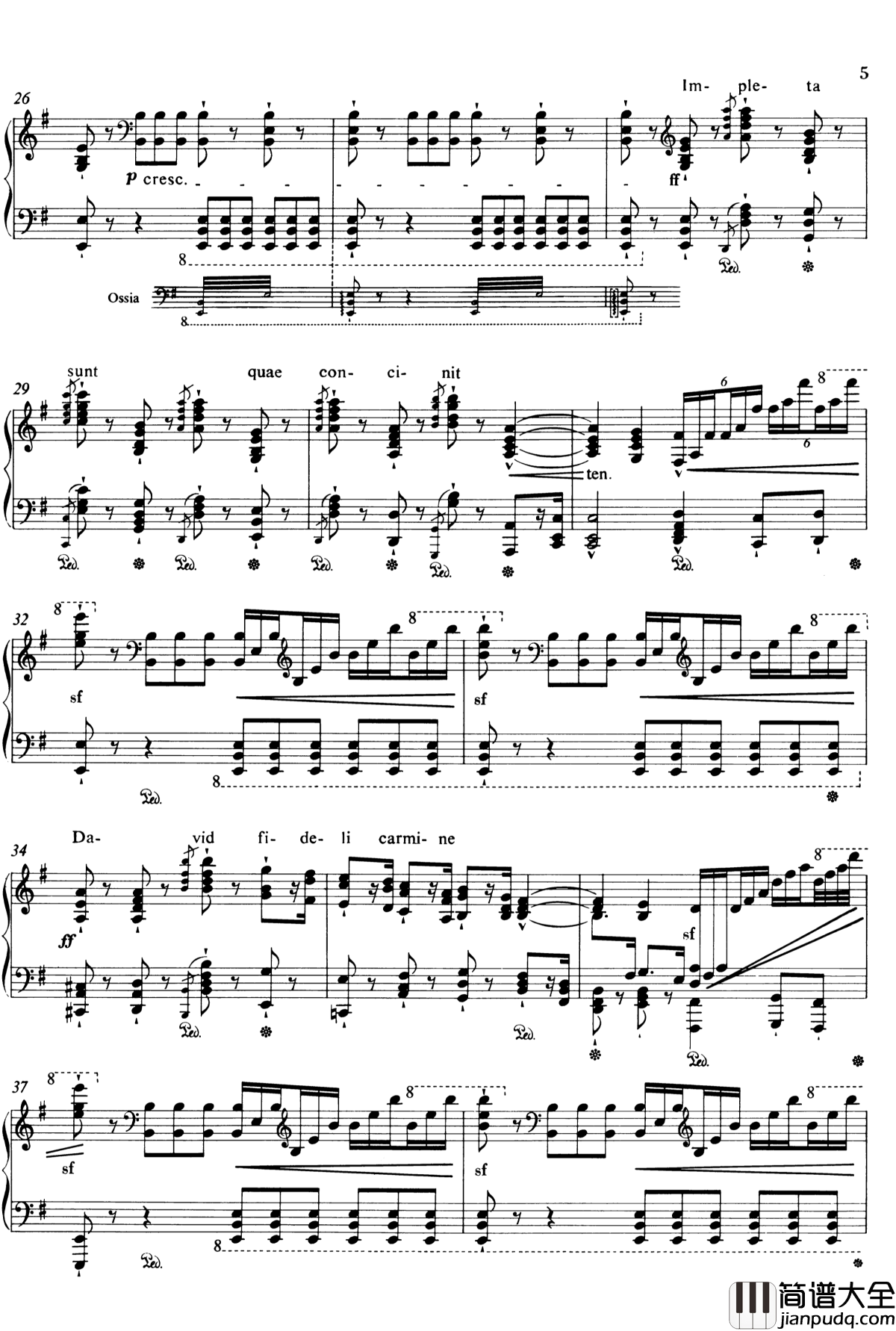 前行国王旗帜_S.185钢琴谱_李斯特