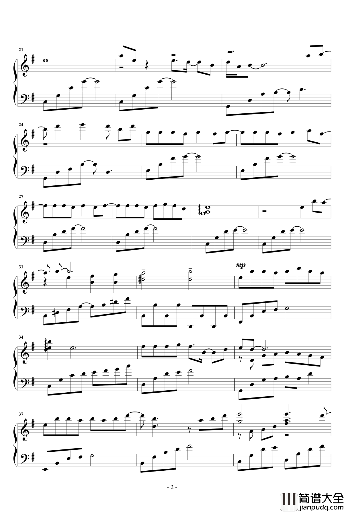 凉凉钢琴谱_独奏_张碧晨