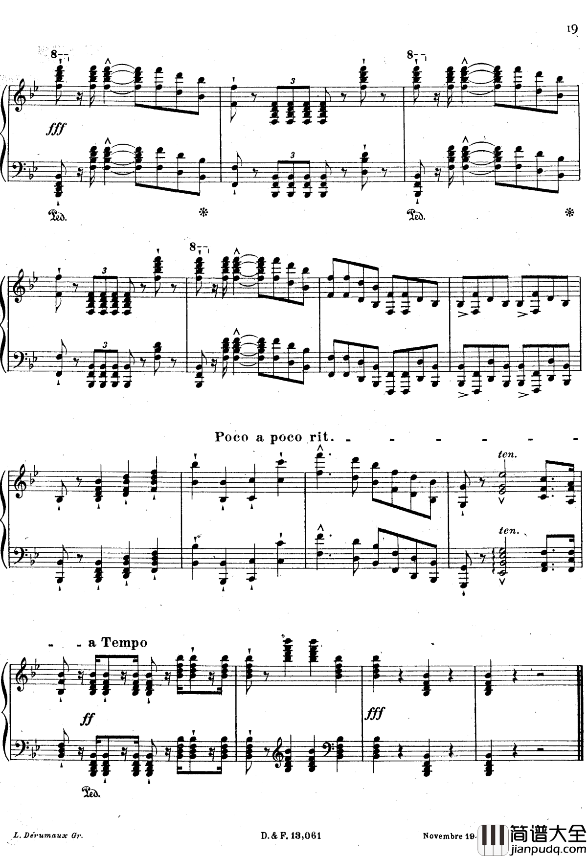 李斯特改编法国国歌马赛曲S.237钢琴谱_李斯特