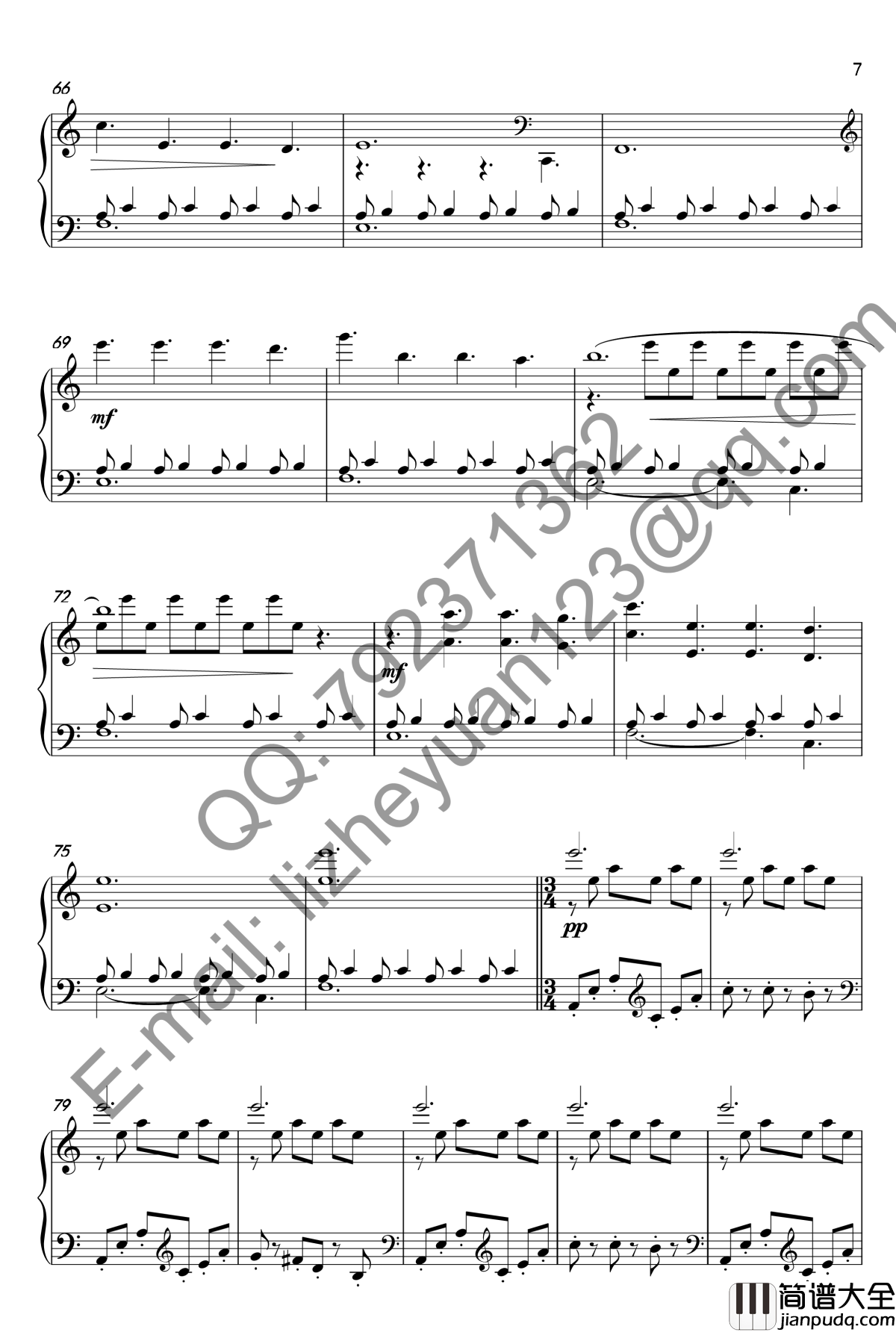 唐顿庄园主题曲钢琴谱_钢琴独奏_唐顿庄园