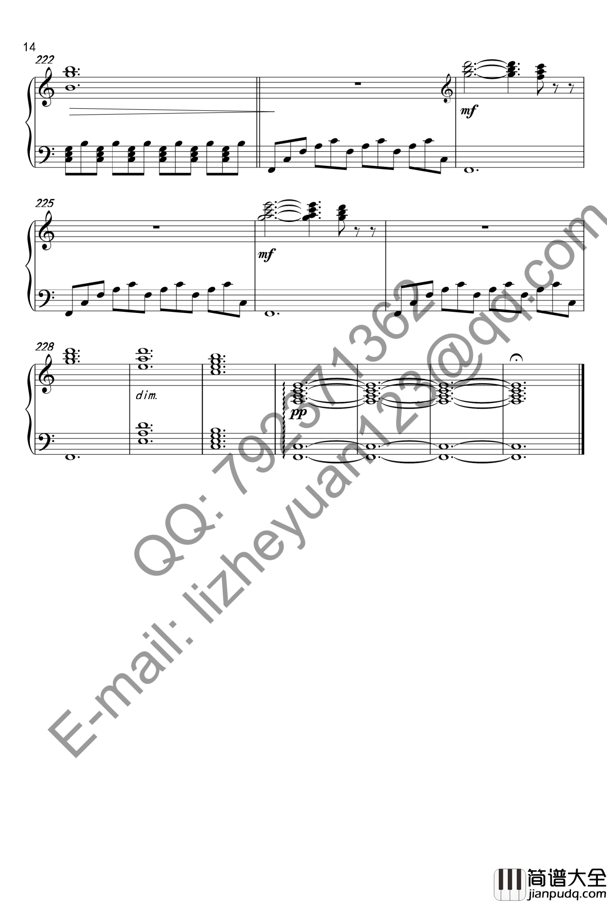 唐顿庄园主题曲钢琴谱_钢琴独奏_唐顿庄园