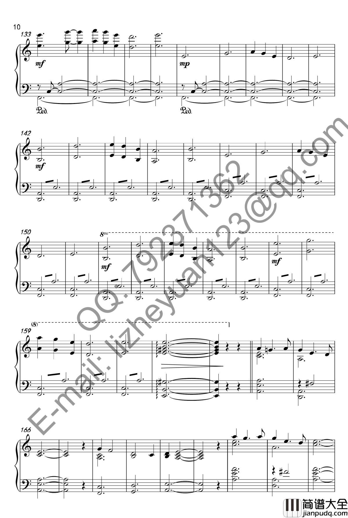 唐顿庄园主题曲钢琴谱_钢琴独奏_唐顿庄园