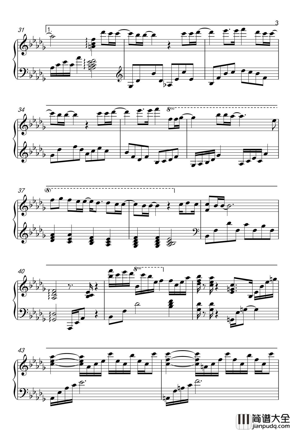 Crucify__My__Love钢琴谱_X_japan