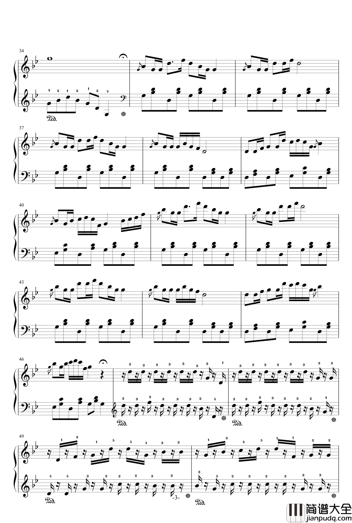 侗族多耶舞钢琴谱_戴尚辉_修改版