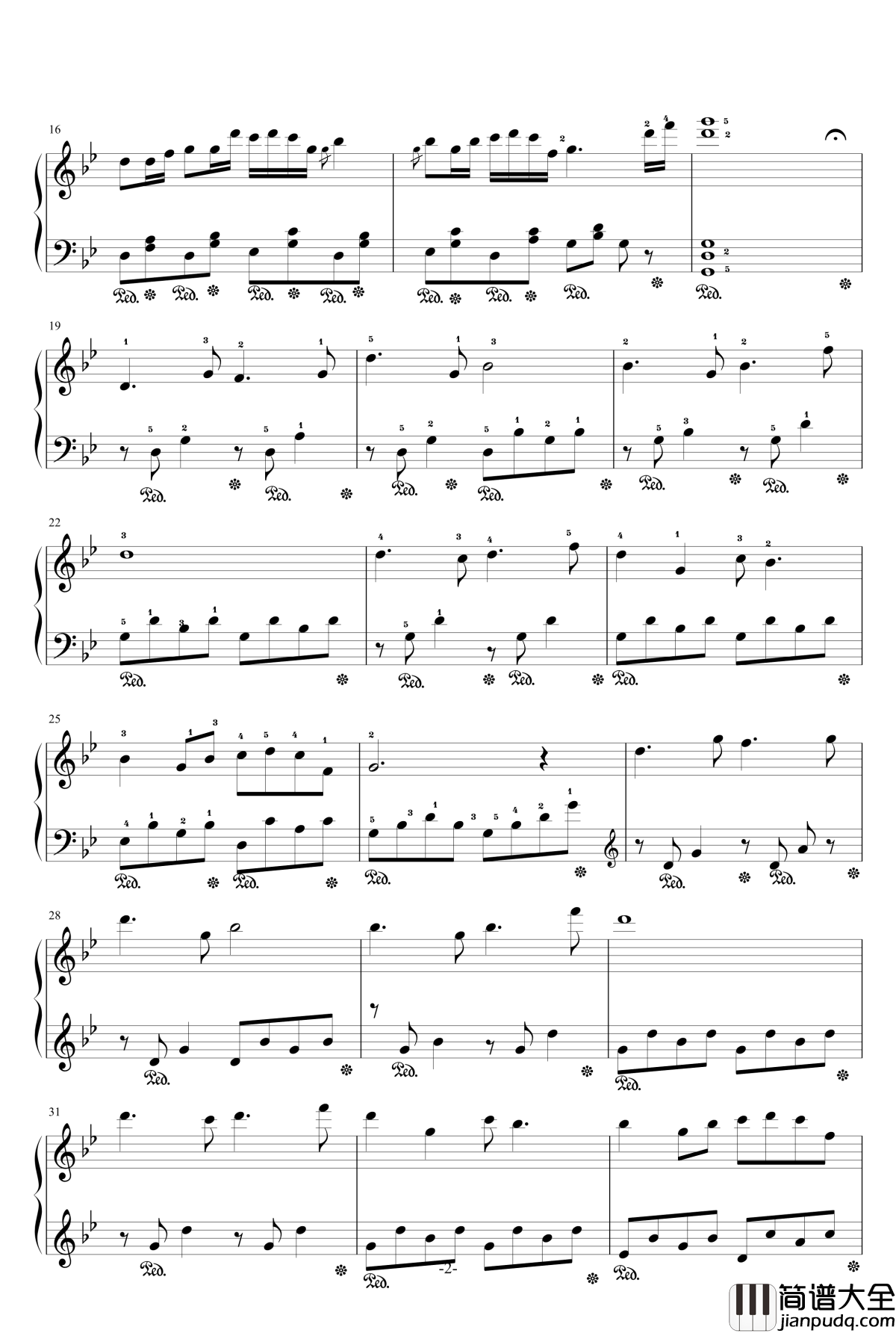 侗族多耶舞钢琴谱_戴尚辉_修改版