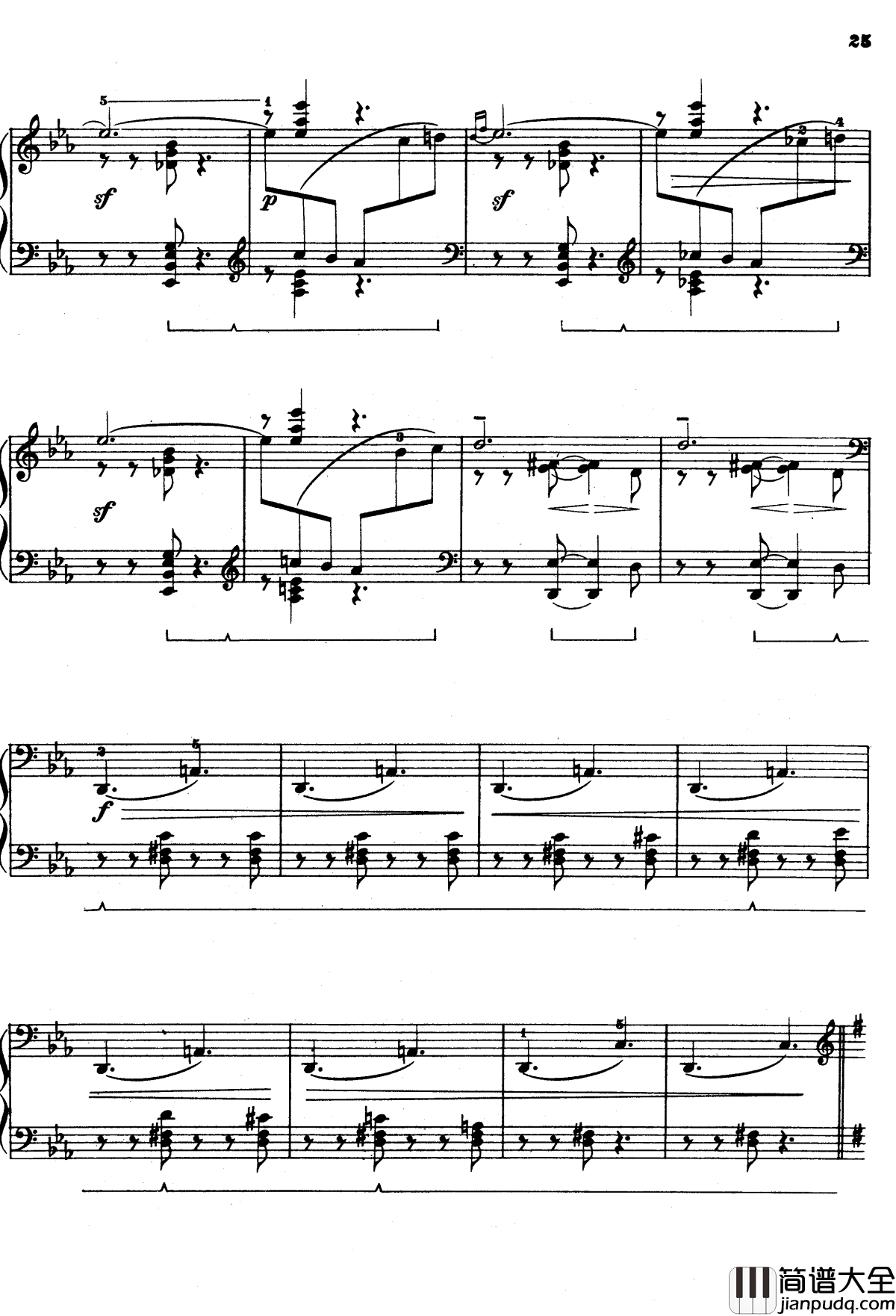 G大调船歌钢琴谱_鲁宾斯坦_安东·鲁宾斯坦