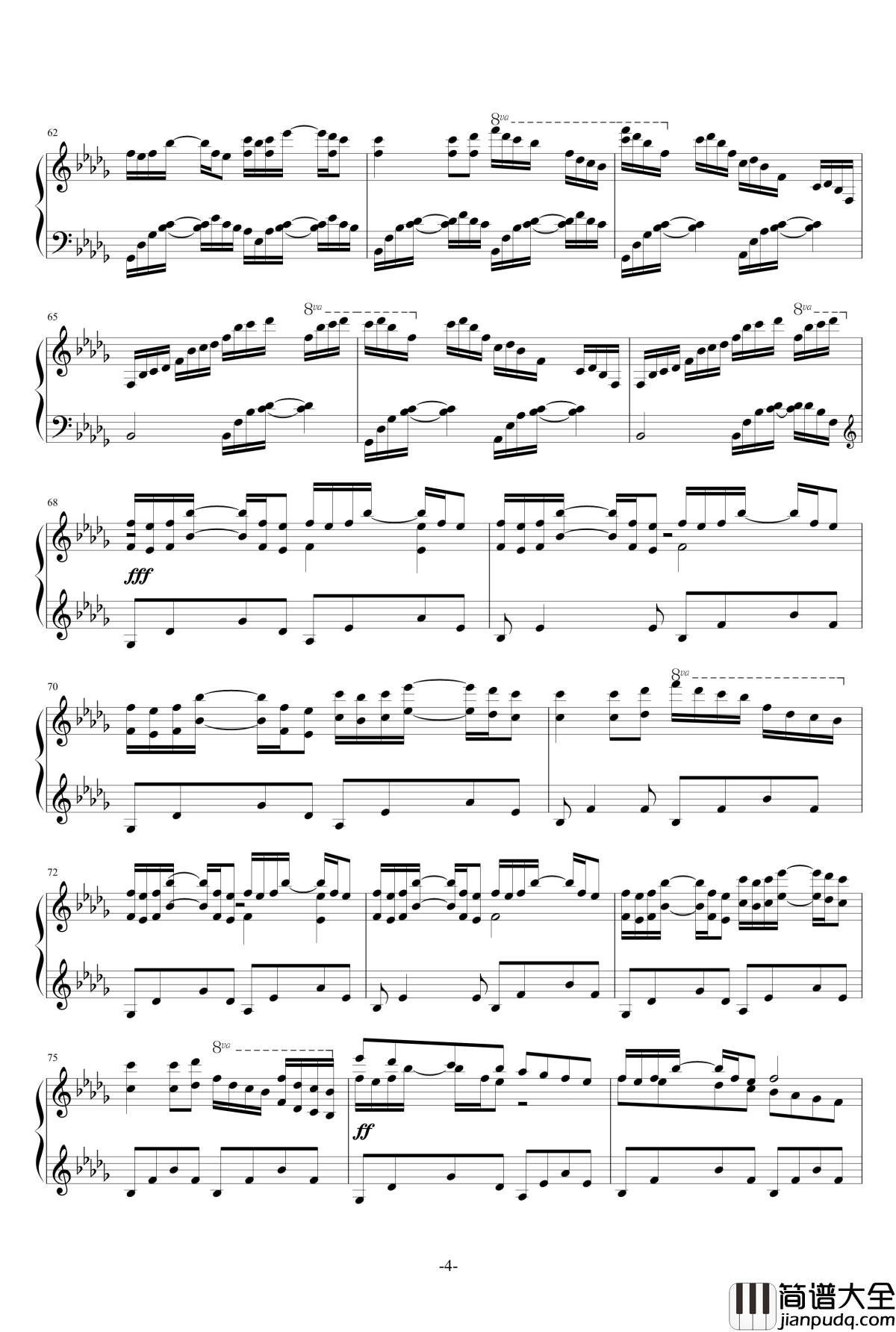 Luv_Letter琴谱_DJ_Okawari__情书钢琴