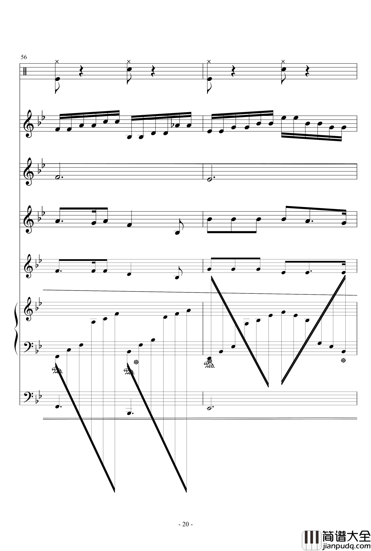 我们的班歌_ydd040506_钢琴谱