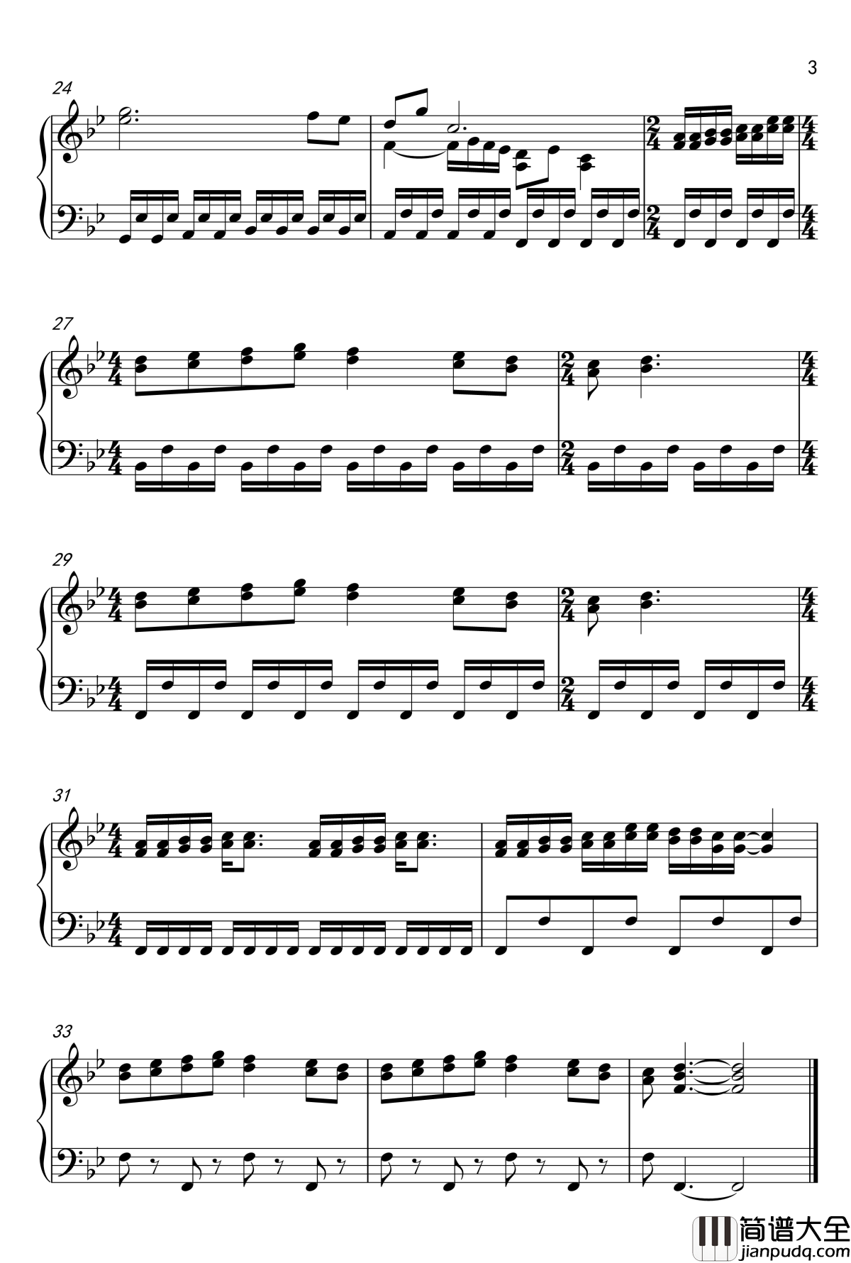 The_Beginning_Of_The_Partnership钢琴谱_好莱坞经典电影插曲_Stephen_Warbeek