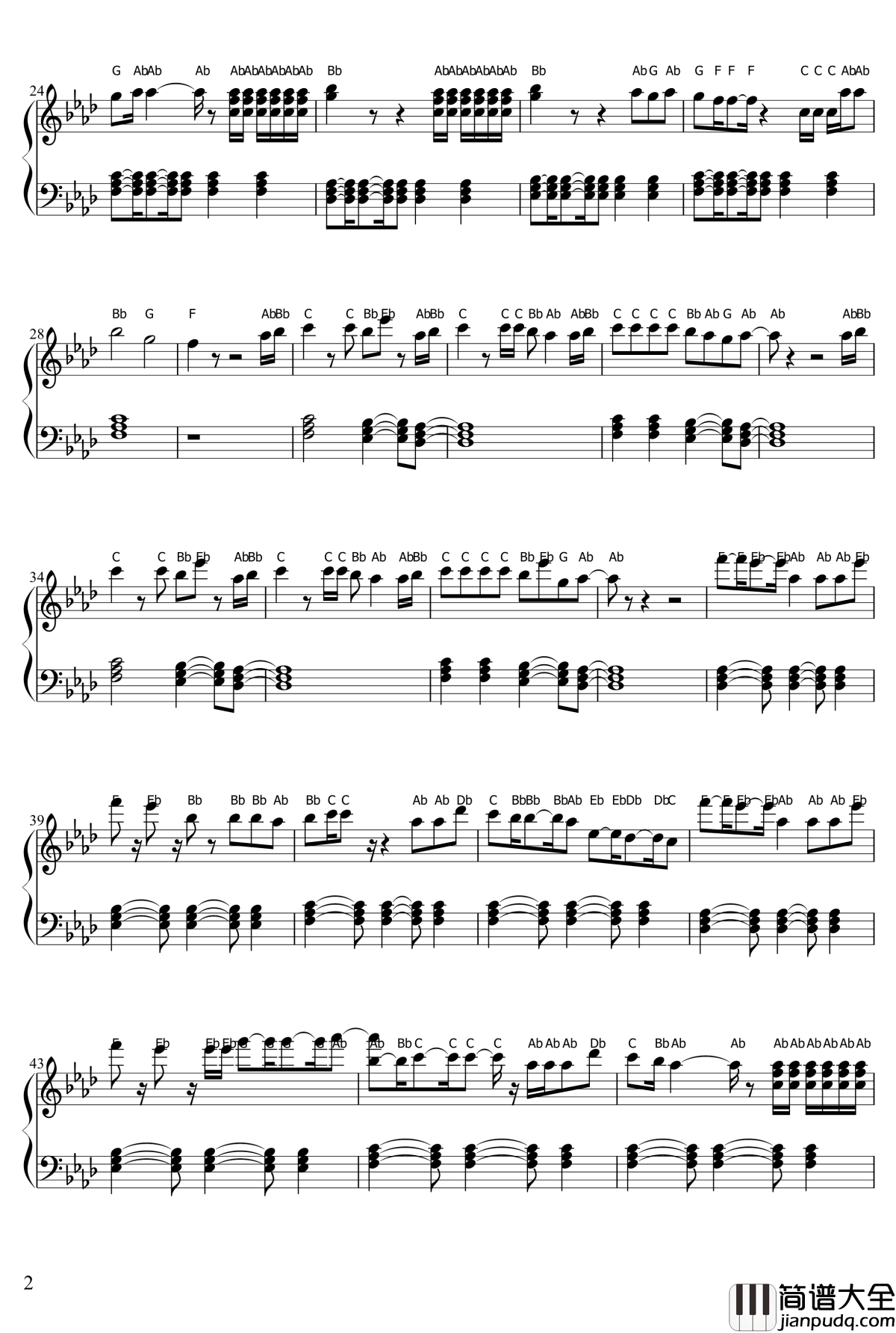 泰民goodbye钢琴谱_泰民