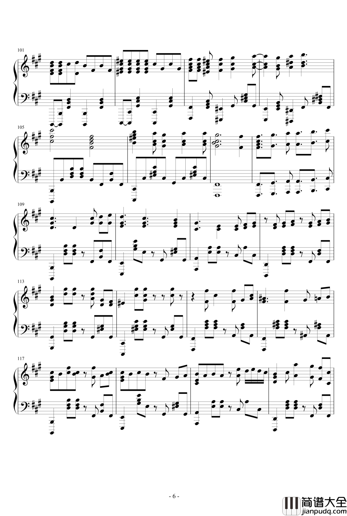 Garasu_no_Hanazono钢琴谱_LoveLive_Sunshine