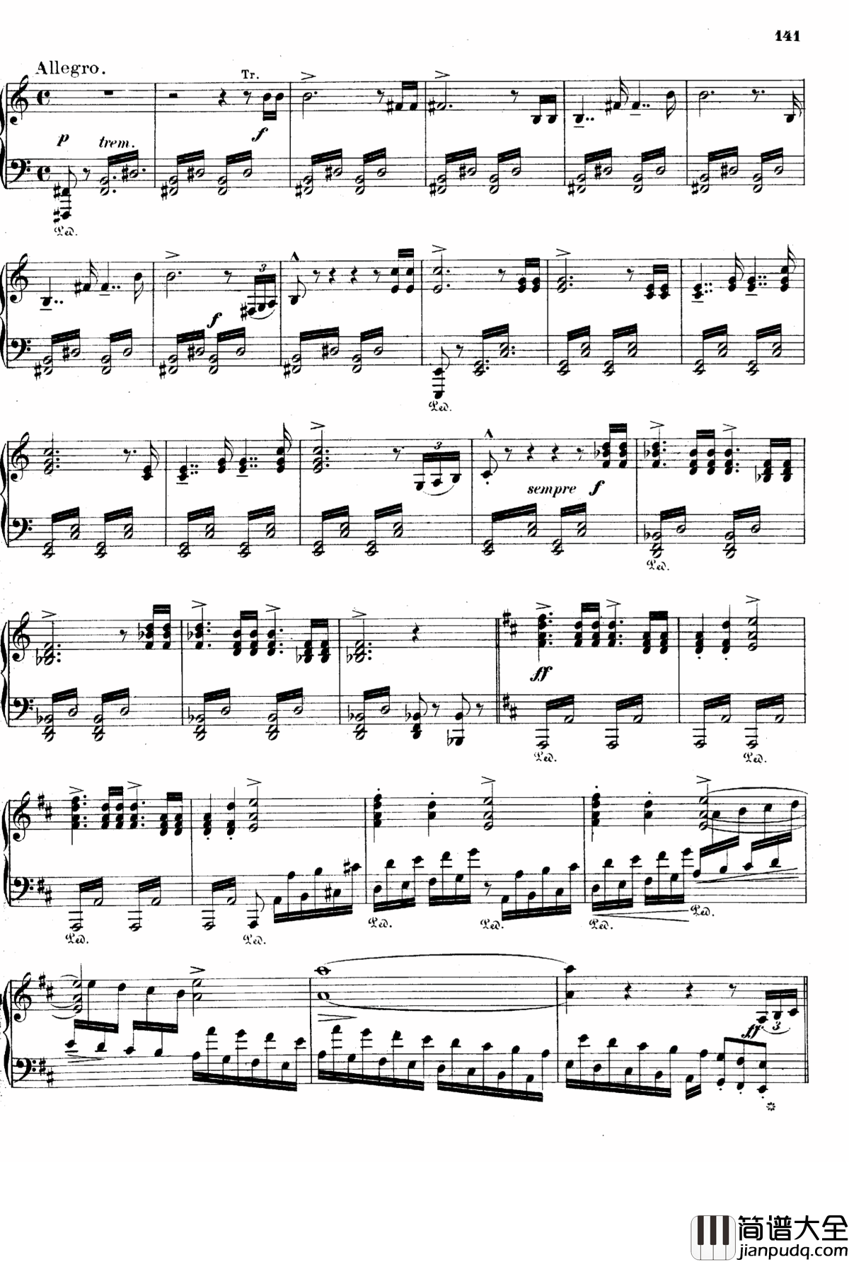 交响诗版钢琴谱_李斯特