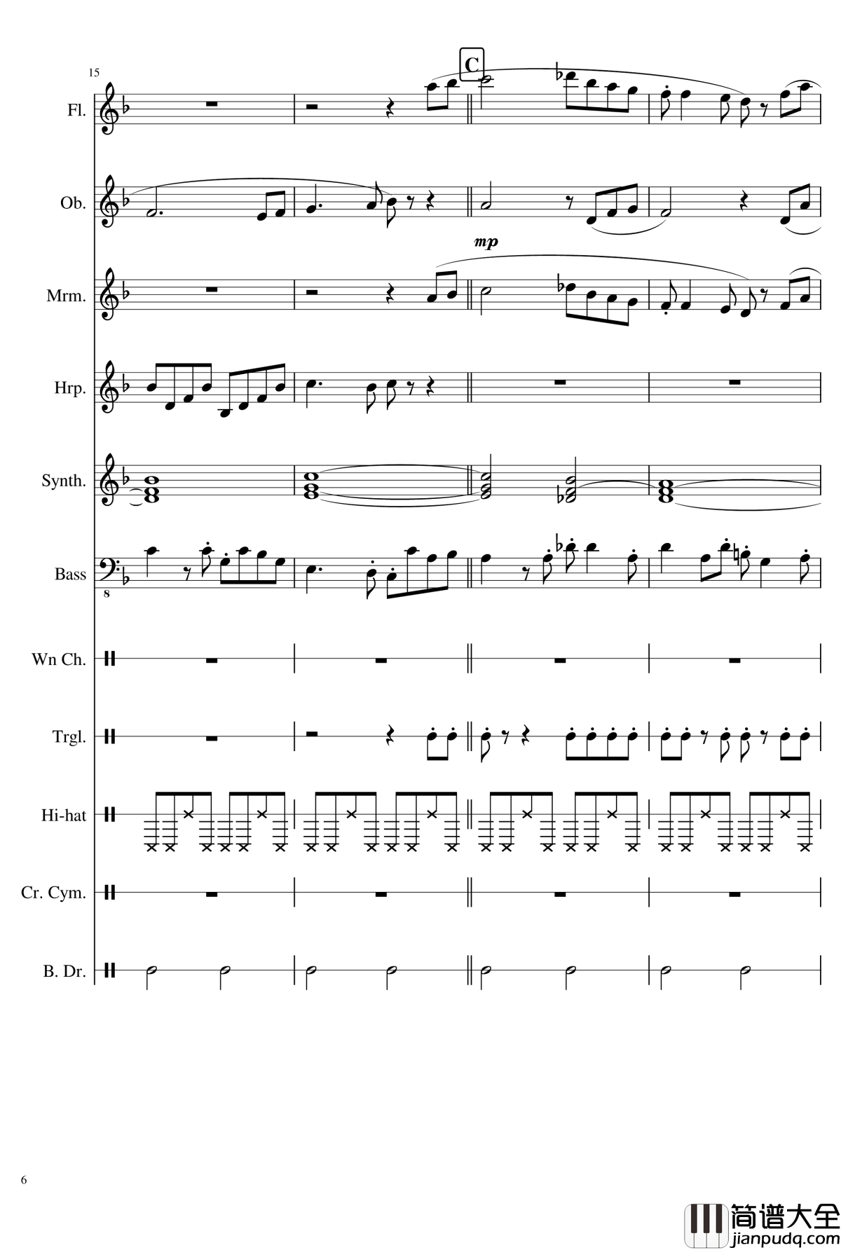 Littleroot_Town钢琴谱_精灵宝可梦_未白镇