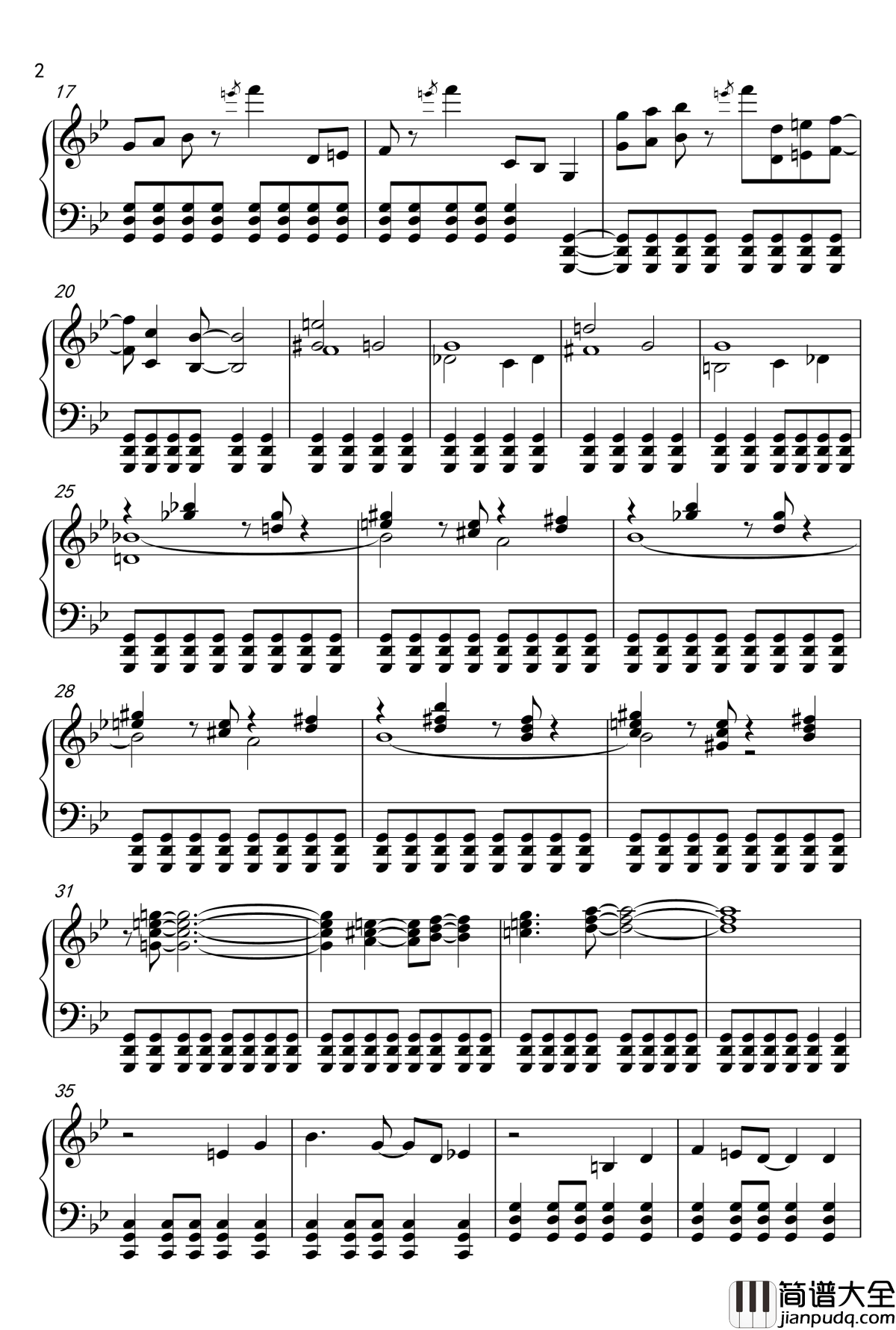 Live_And_Let_Die钢琴谱_好莱坞经典电影插曲_Sex_Mob