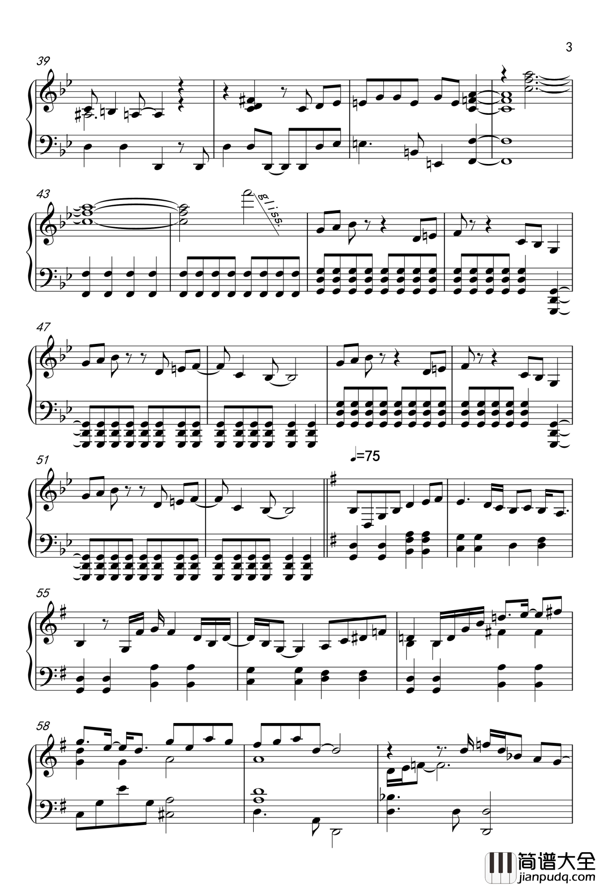 Live_And_Let_Die钢琴谱_好莱坞经典电影插曲_Sex_Mob