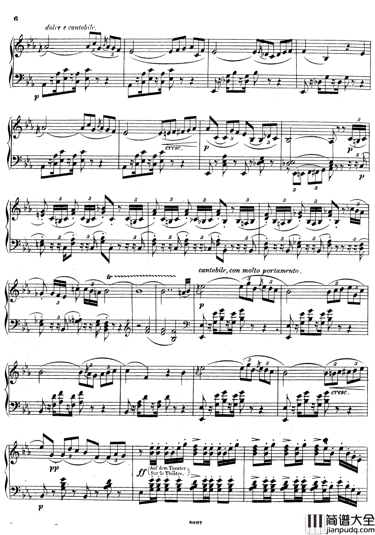 加冕进行曲钢琴谱_歌剧_先知_选曲_梅耶贝尔