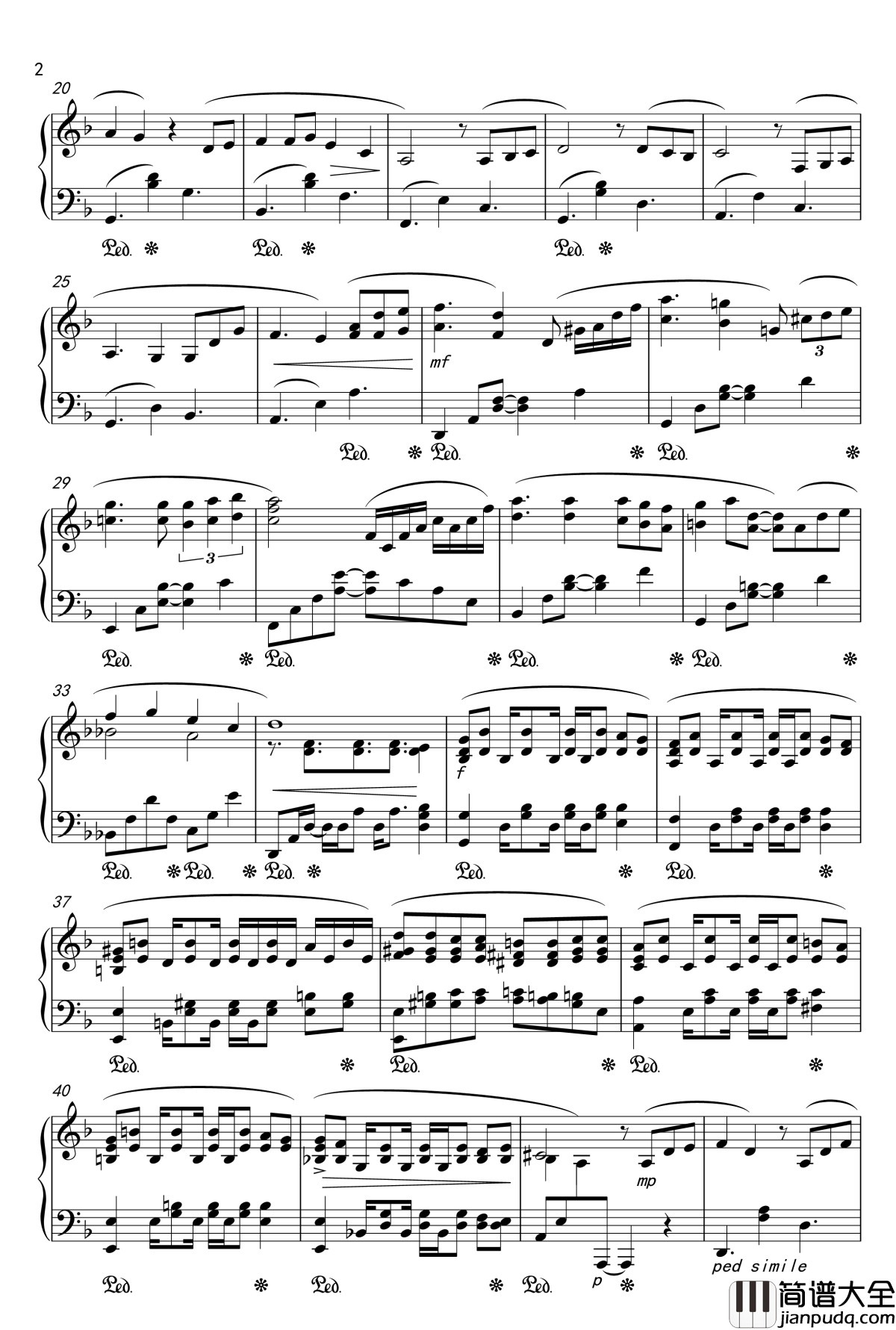 Forest_Memories钢琴谱_コナユキ