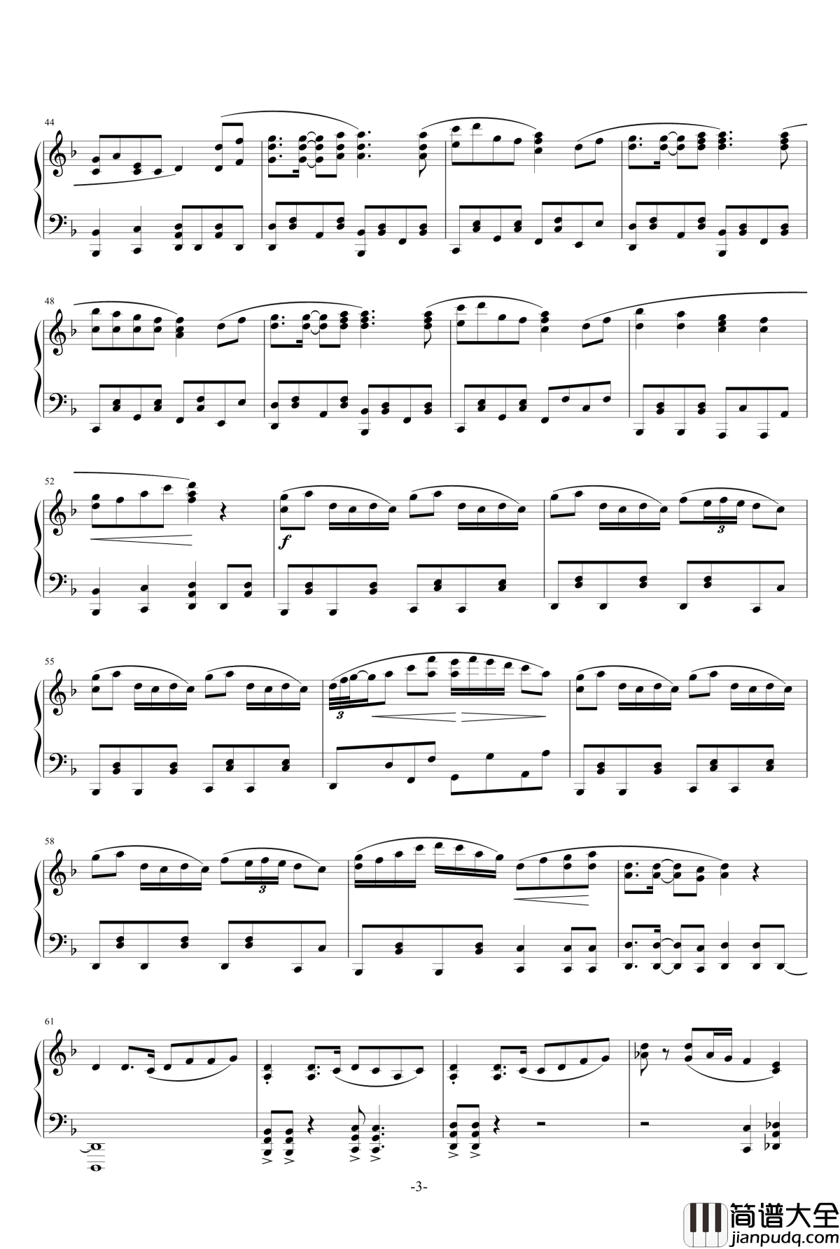 千本樱钢琴谱_触手猴