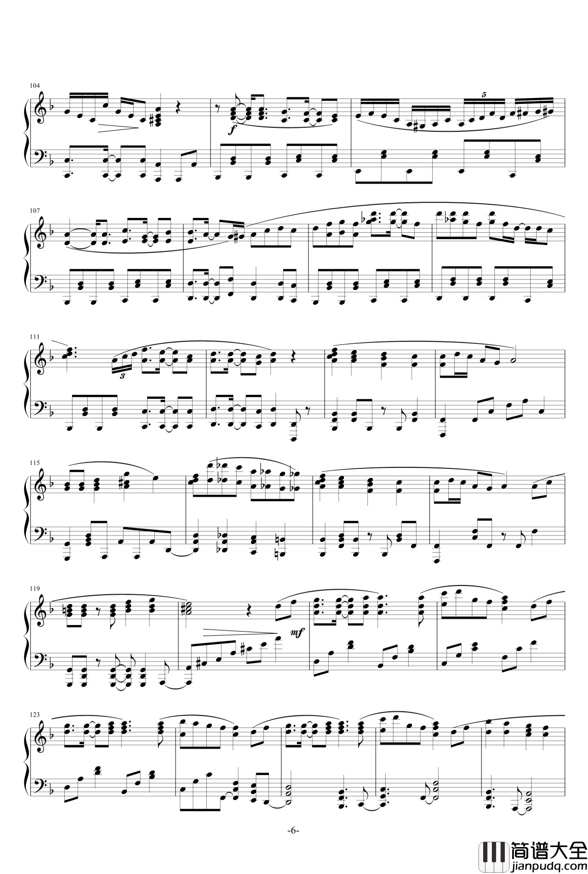 千本樱钢琴谱_触手猴