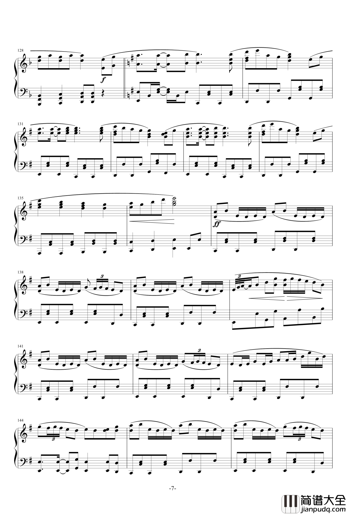 千本樱钢琴谱_触手猴