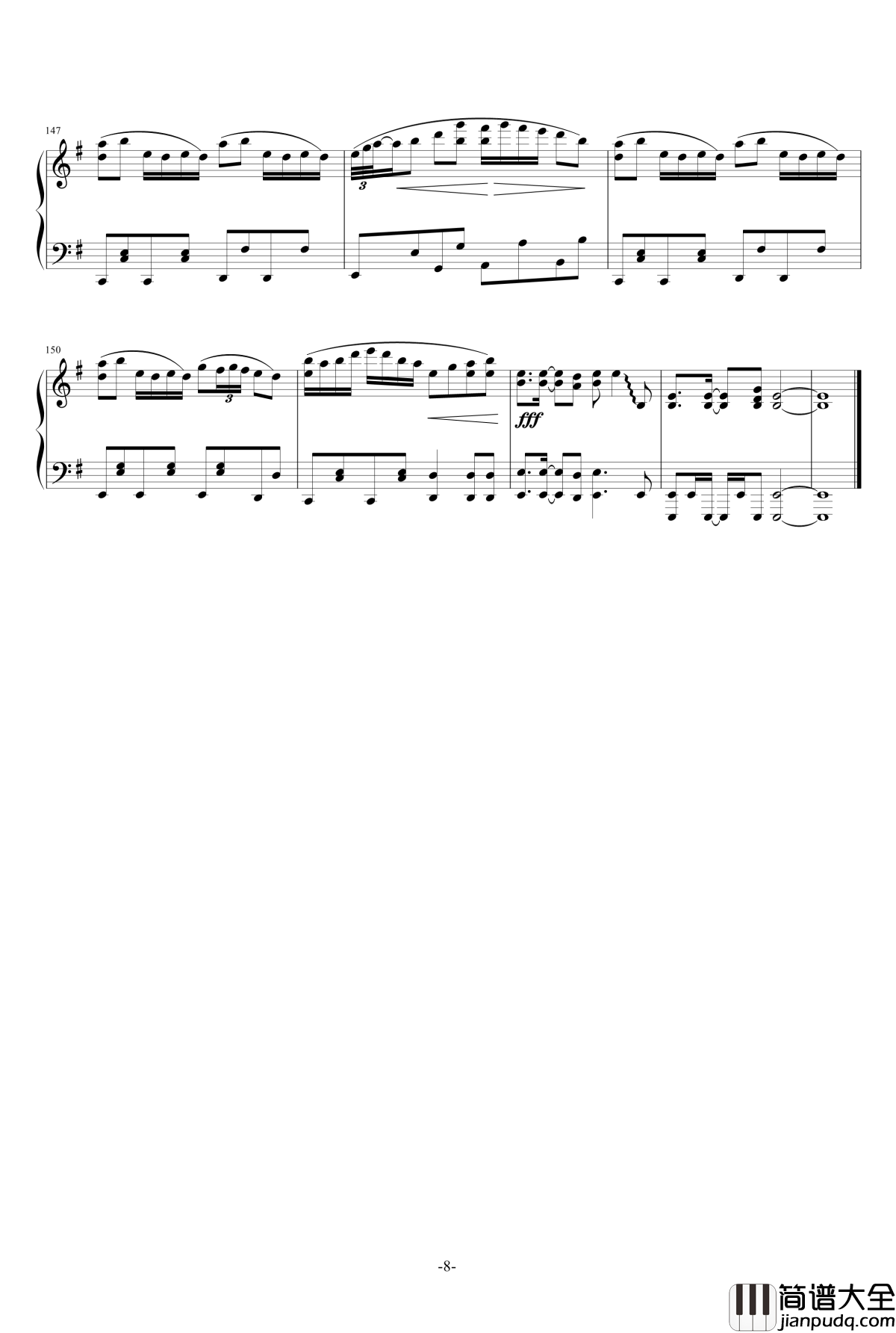 千本樱钢琴谱_触手猴