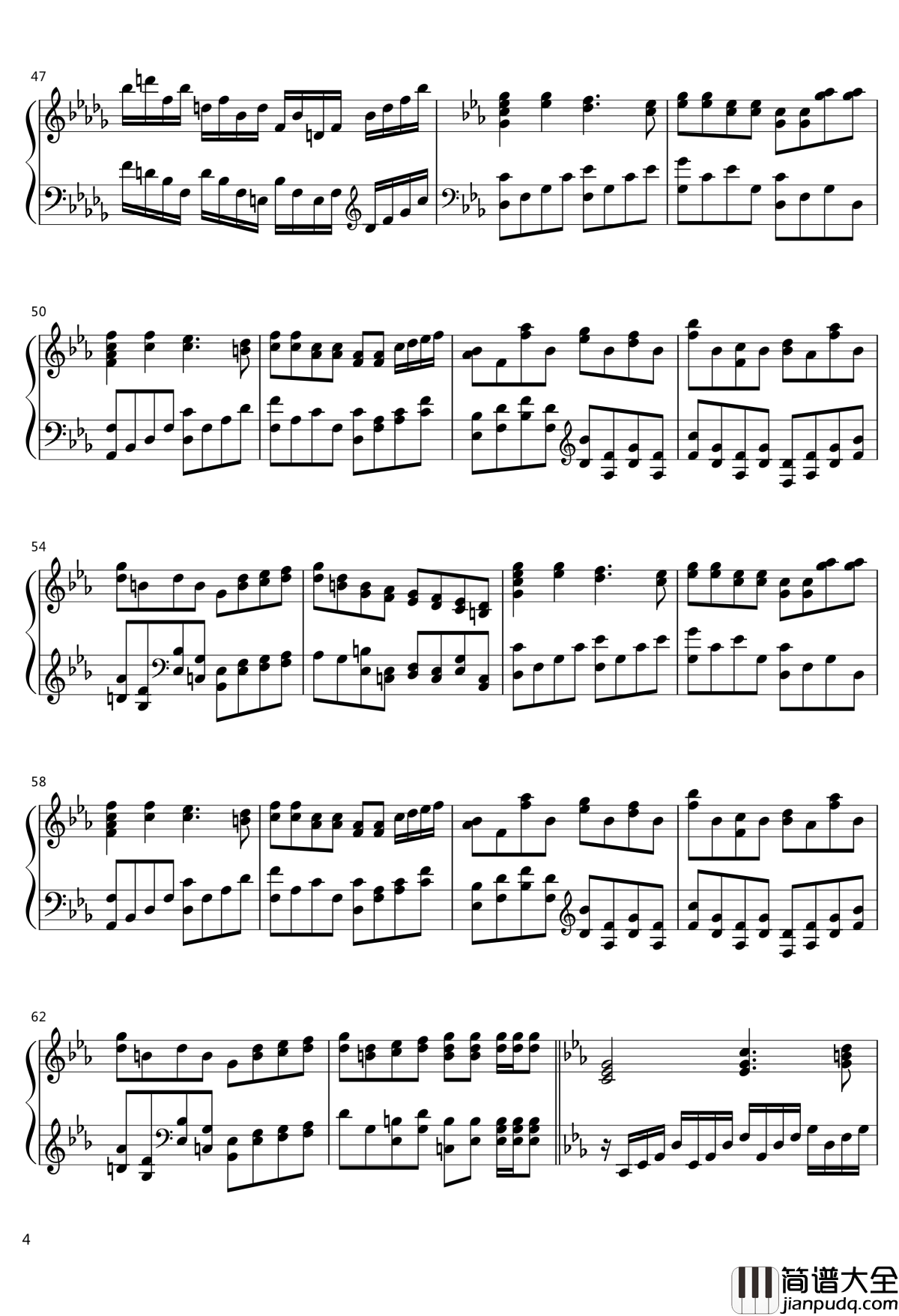 敢问路在何方钢琴谱_西游记