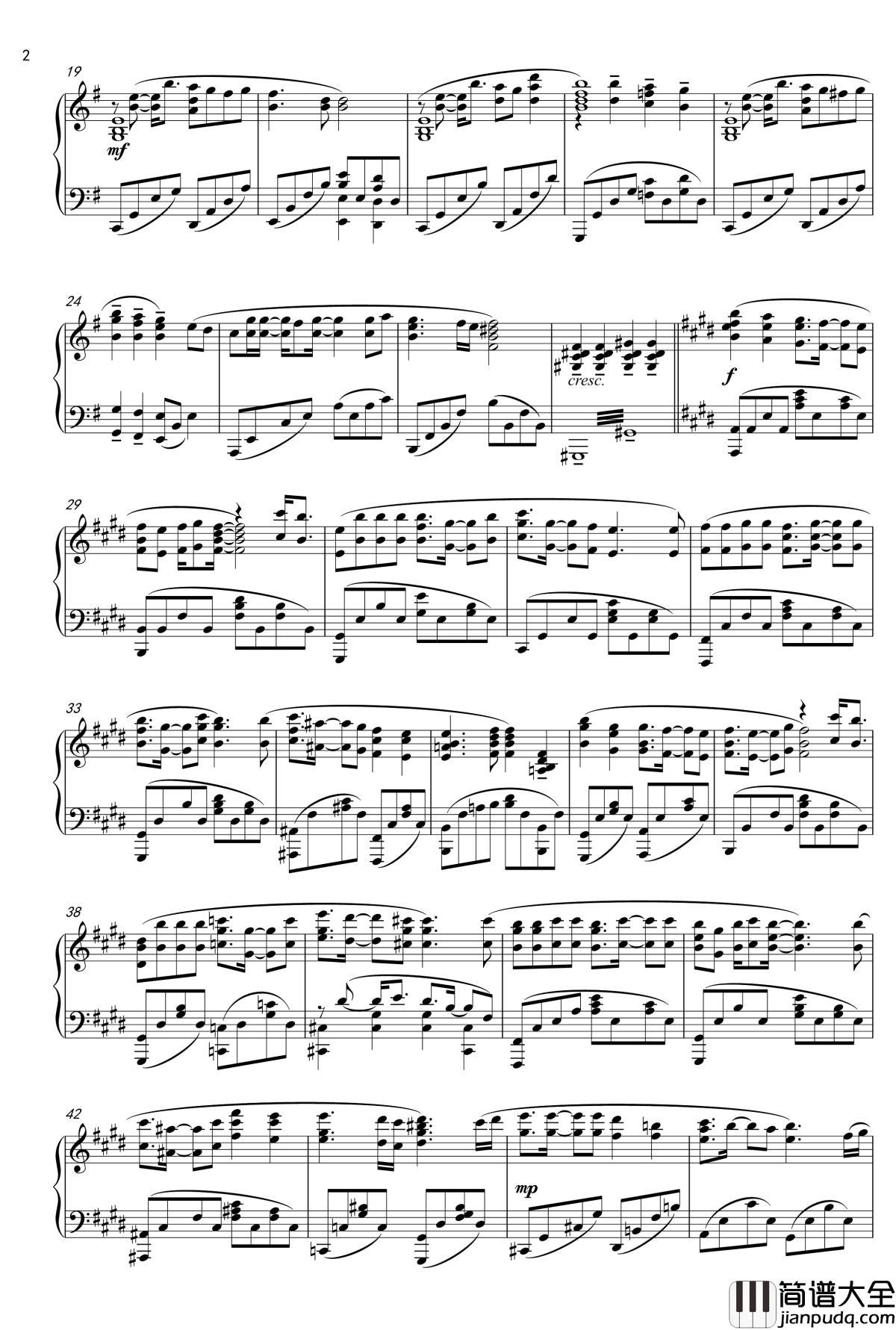 天体的秩序钢琴谱_第十一话ED_天体のメソッド_Quote_from_Stardust_Interlude