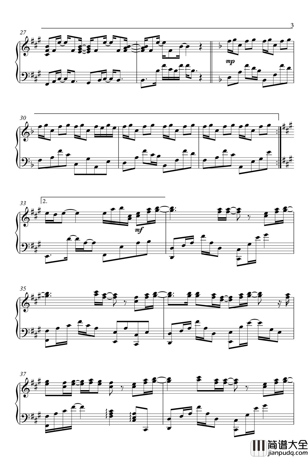 Release_My_Soul钢琴谱_泽野弘之