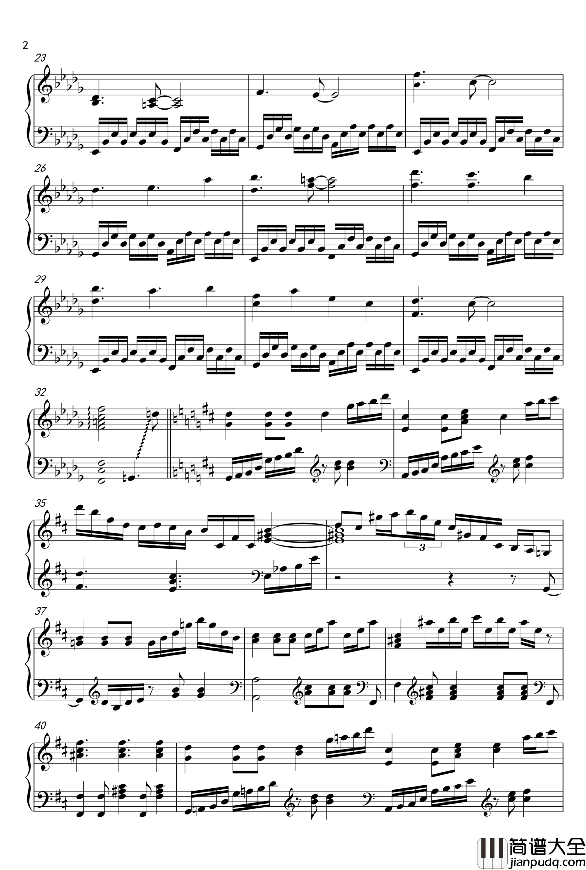 ネクロファンタジア钢琴谱_东方project_触手猴